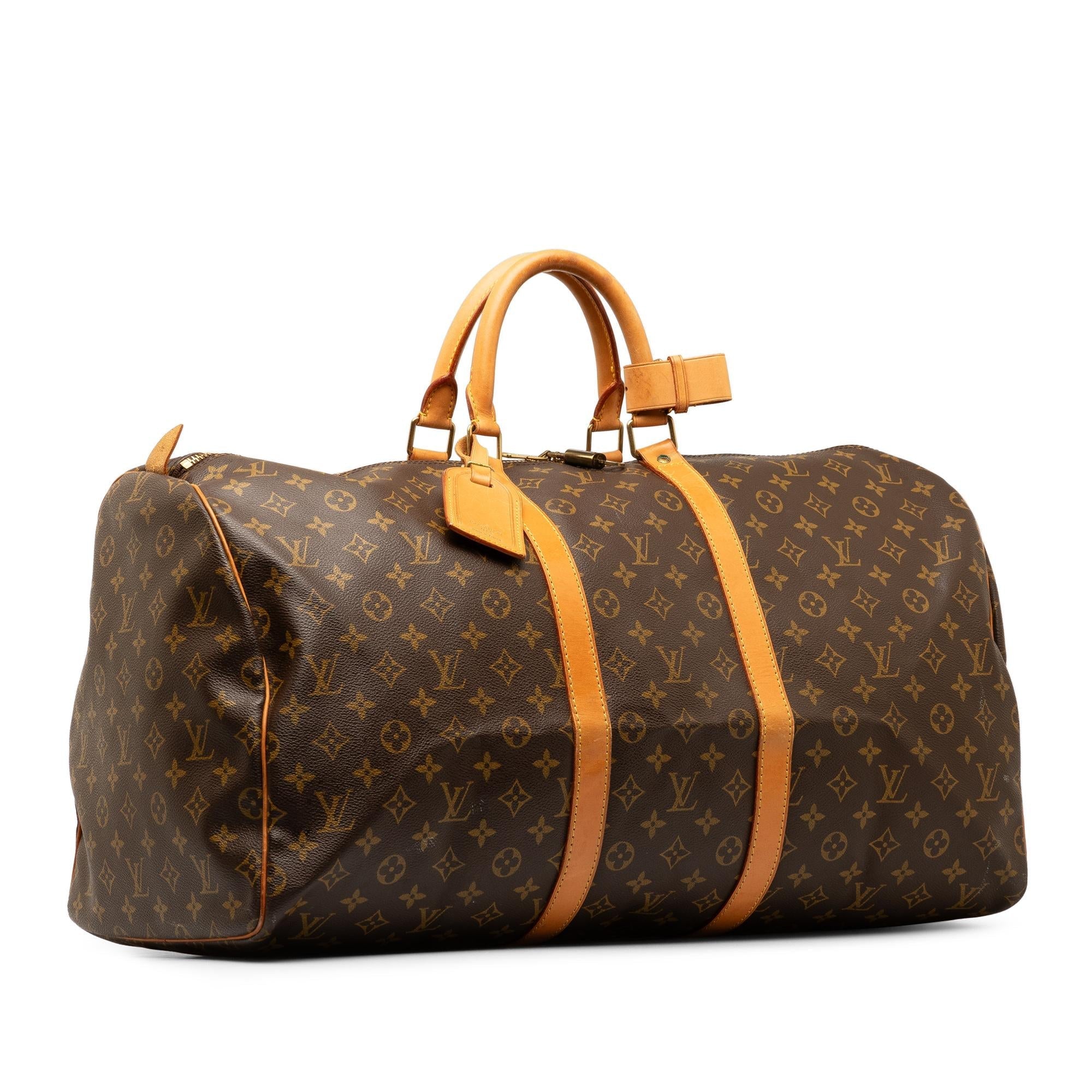 Louis Vuitton Monogram Keepall 55 (SHG-PUceea)