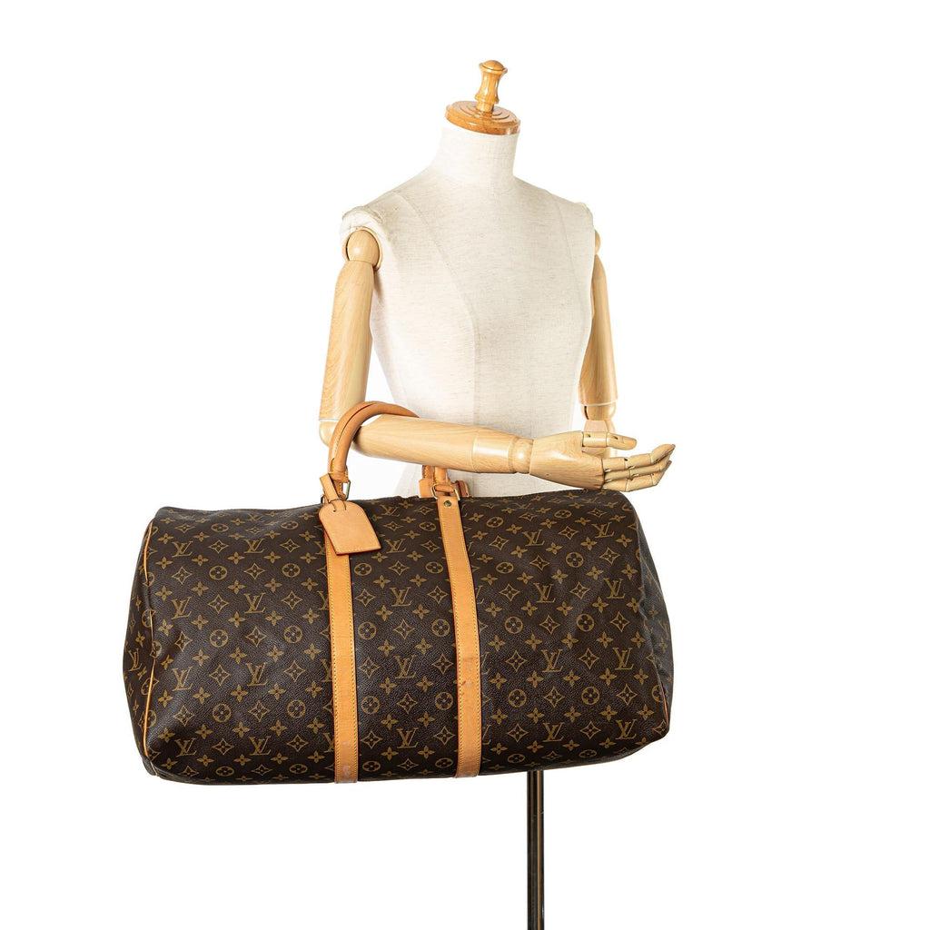 Louis Vuitton Monogram Keepall 55 (SHG-cw4PjN)
