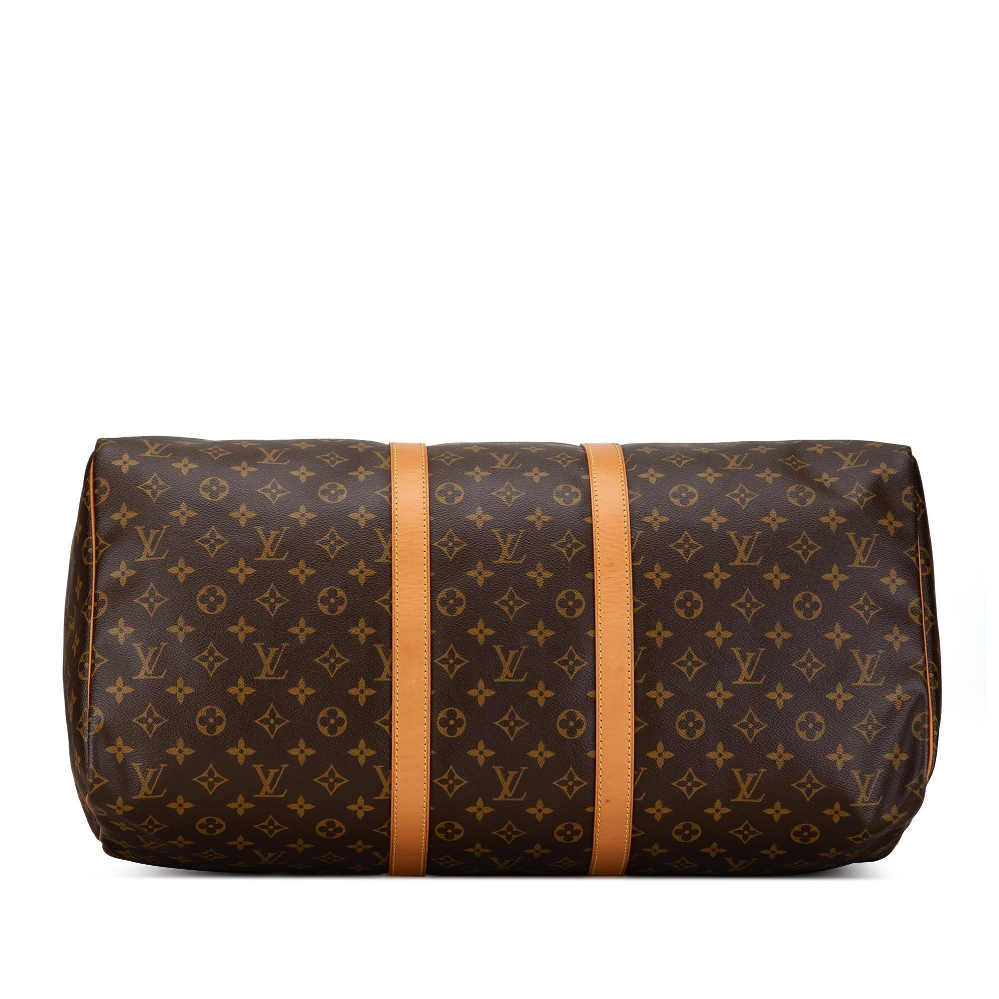 Louis Vuitton Monogram Keepall 55 (SHG-QVVuLC)