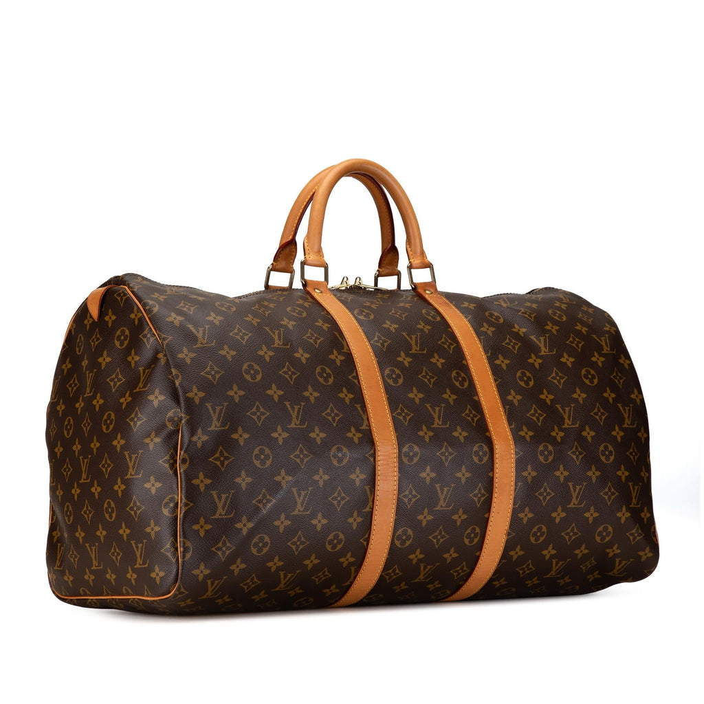 Louis Vuitton Monogram Keepall 55 (SHG-QVVuLC)