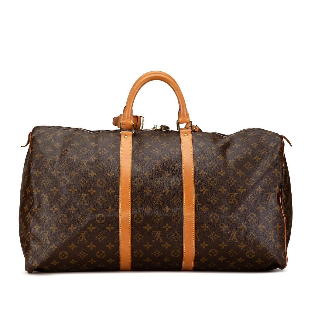Louis Vuitton Monogram Keepall 55 (SHG-JLAxzt)