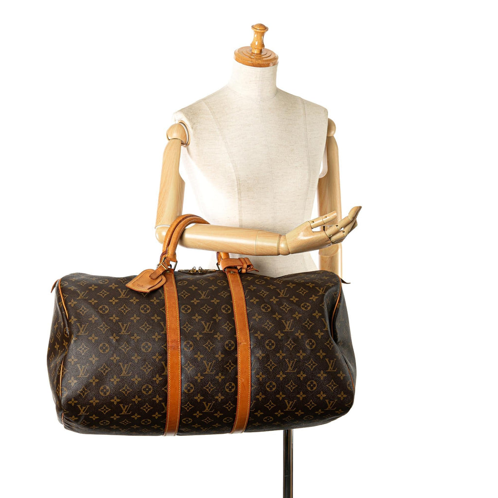 Louis Vuitton Monogram Keepall 55 (SHG-A8nmyX)