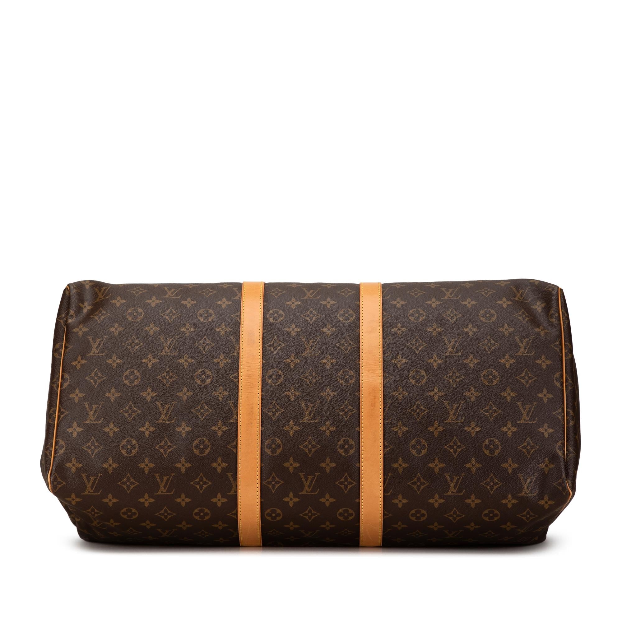 Louis Vuitton Monogram Keepall 55 (SHG-fBv74d)