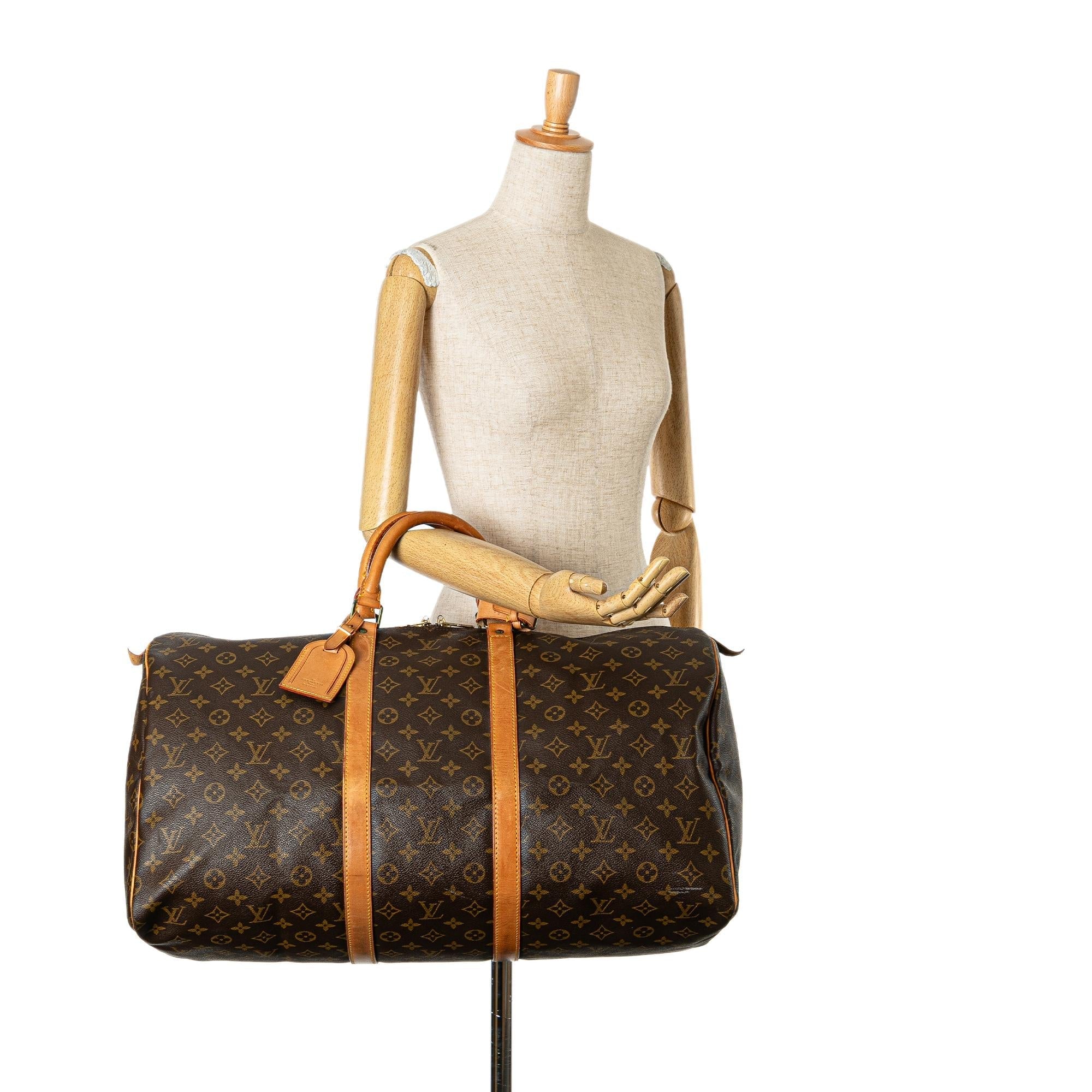 Louis Vuitton Monogram Keepall 55 (SHG-PN64pG)