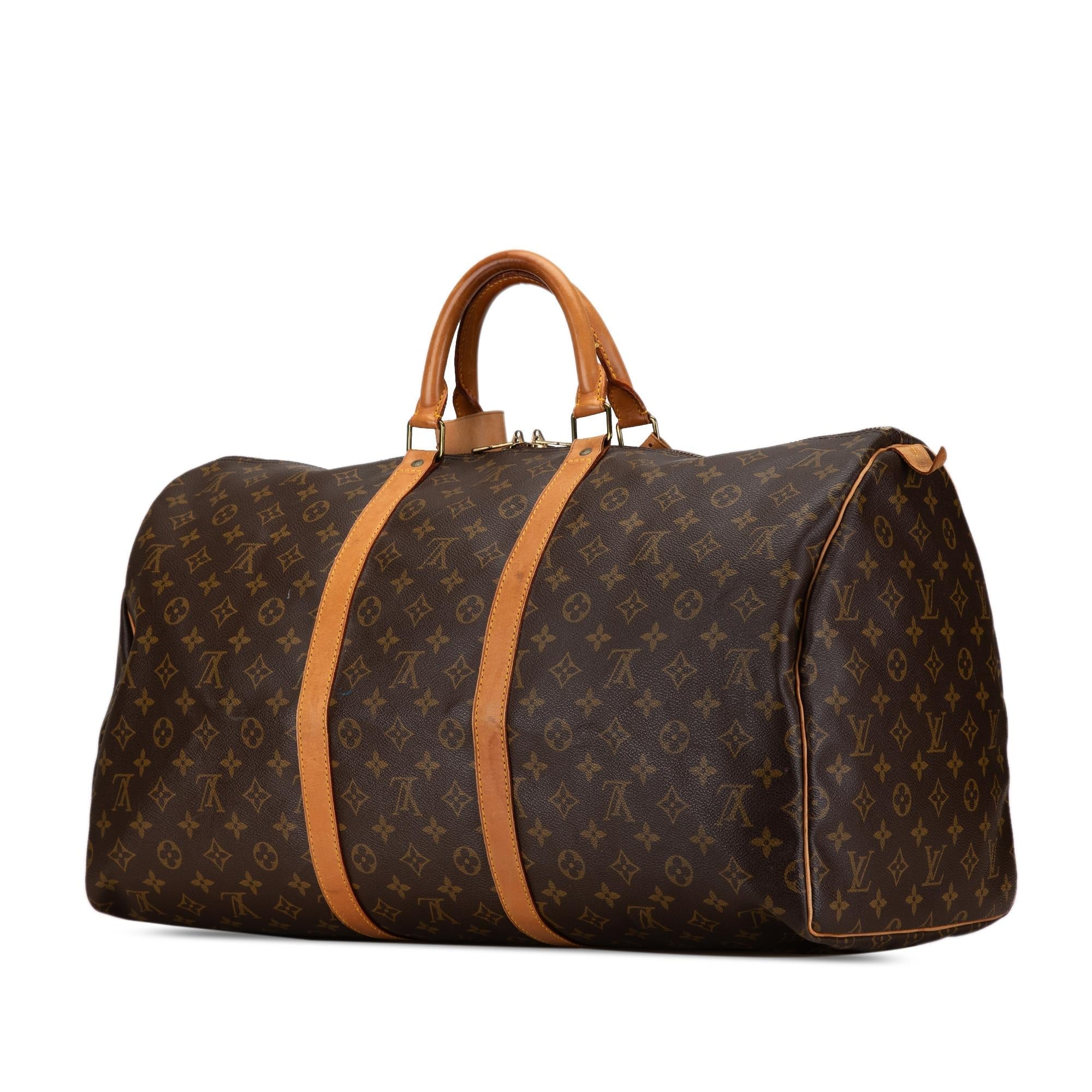 Louis Vuitton Monogram Keepall 55 (SHG-PN64pG)