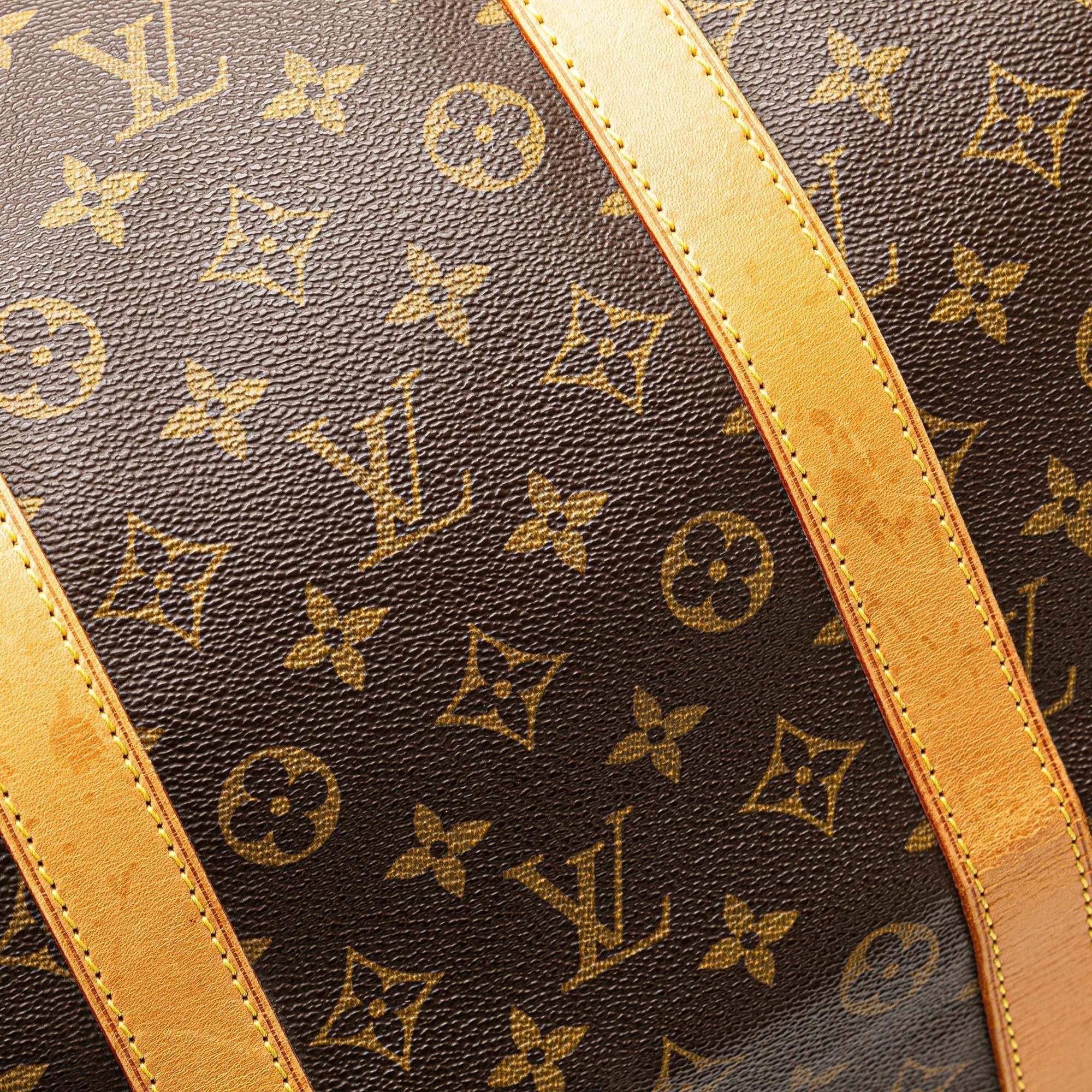Louis Vuitton Monogram Keepall 55 (SHG-Txg65x)
