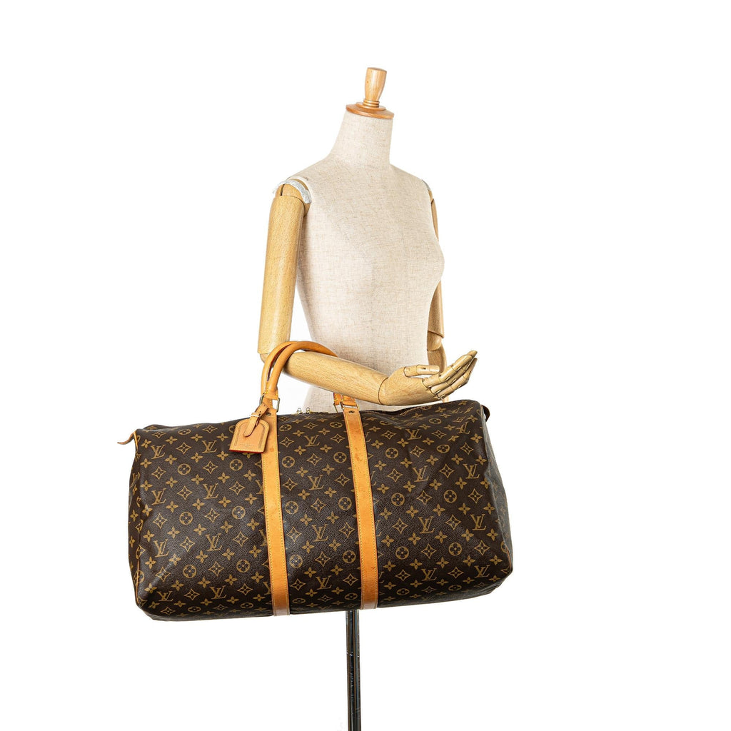 Louis Vuitton Monogram Keepall 55 (SHG-Txg65x)