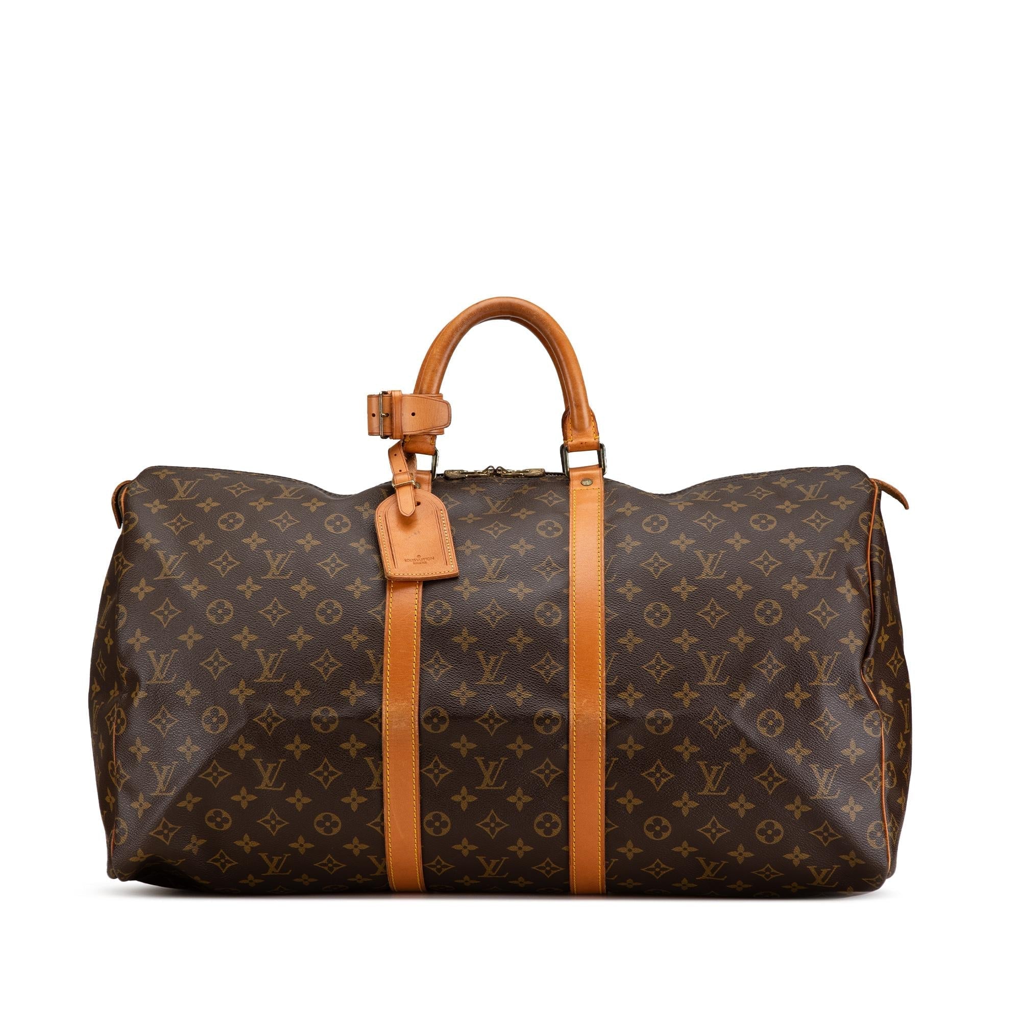 Louis Vuitton Monogram Keepall 55 (SHG-NVRJQB)