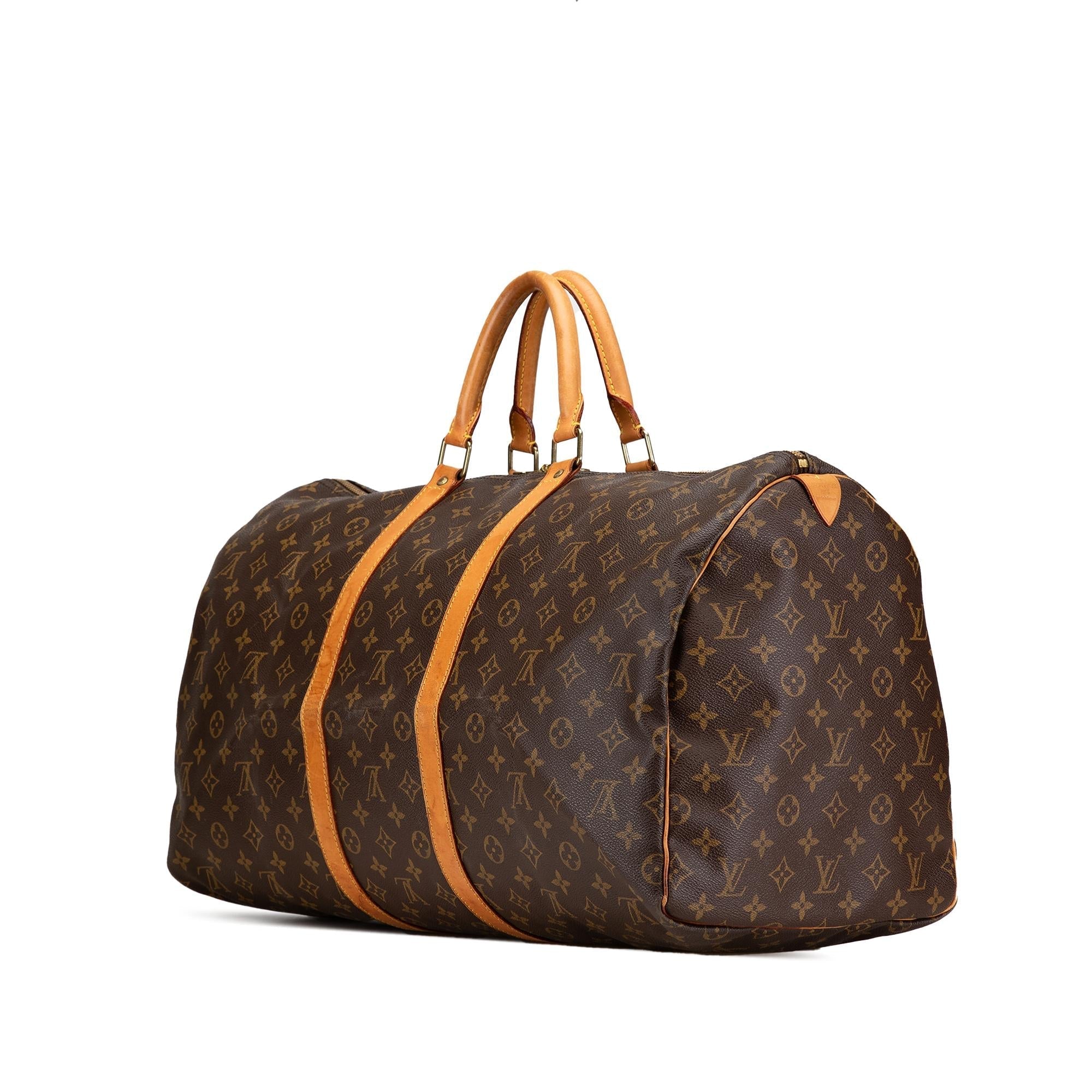 Louis Vuitton Monogram Keepall 55 (SHG-nF7PKN)