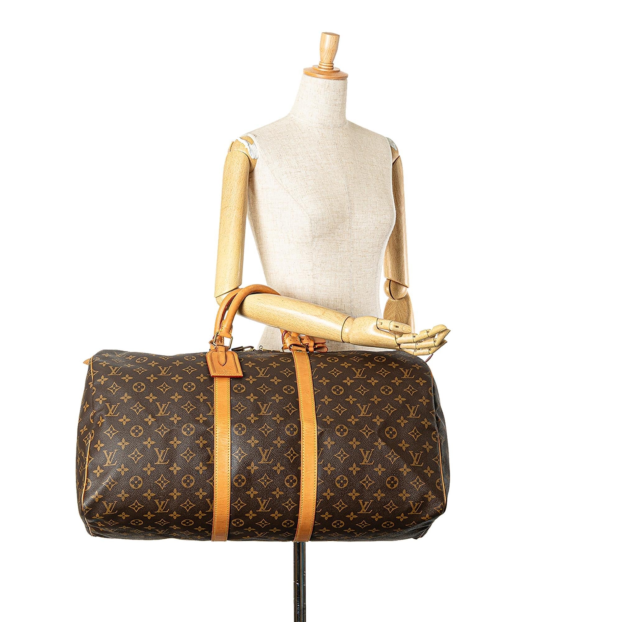 Louis Vuitton Monogram Keepall 55 (SHG-2ju8jP)