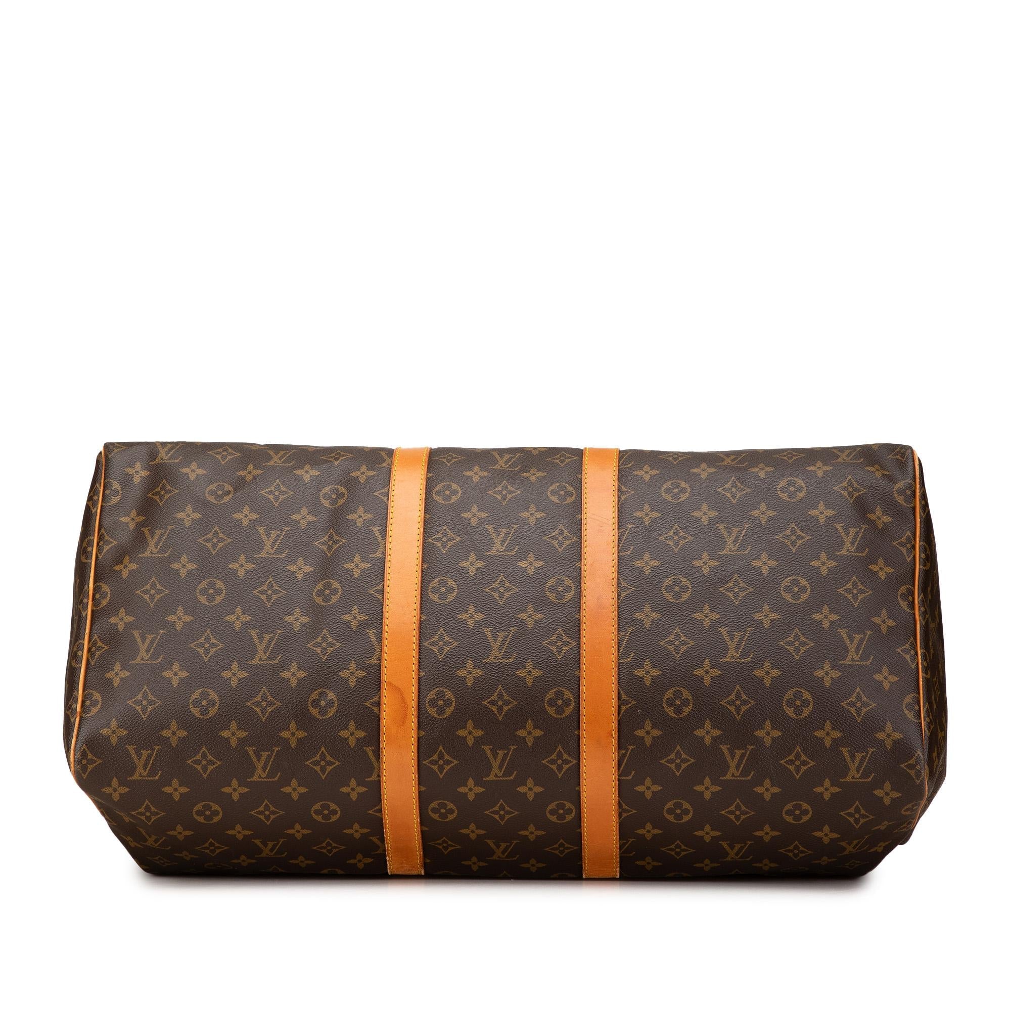 Louis Vuitton Monogram Keepall 55 (SHG-PU3gjf)