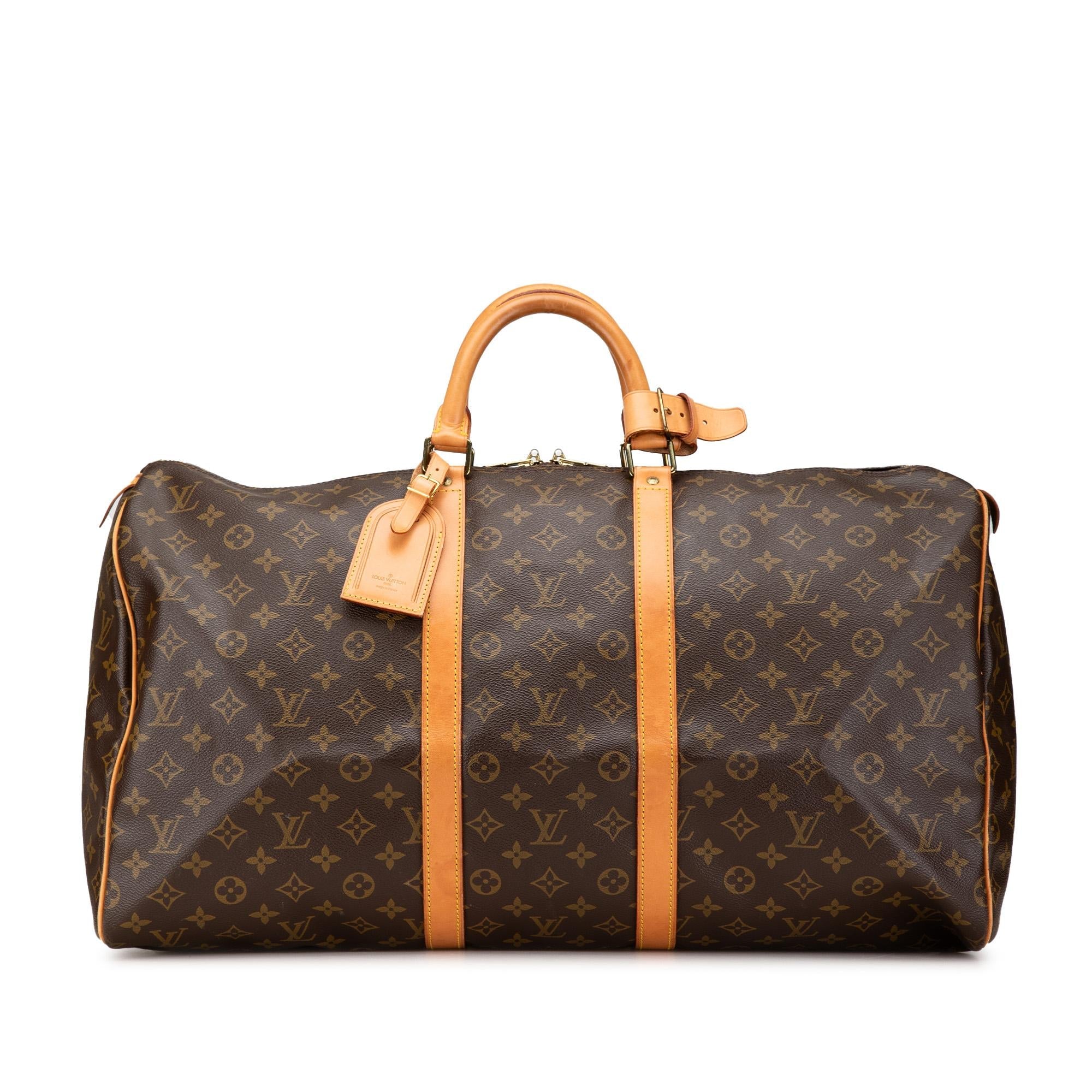 Louis Vuitton Monogram Keepall 55 (SHG-Iu6chZ)