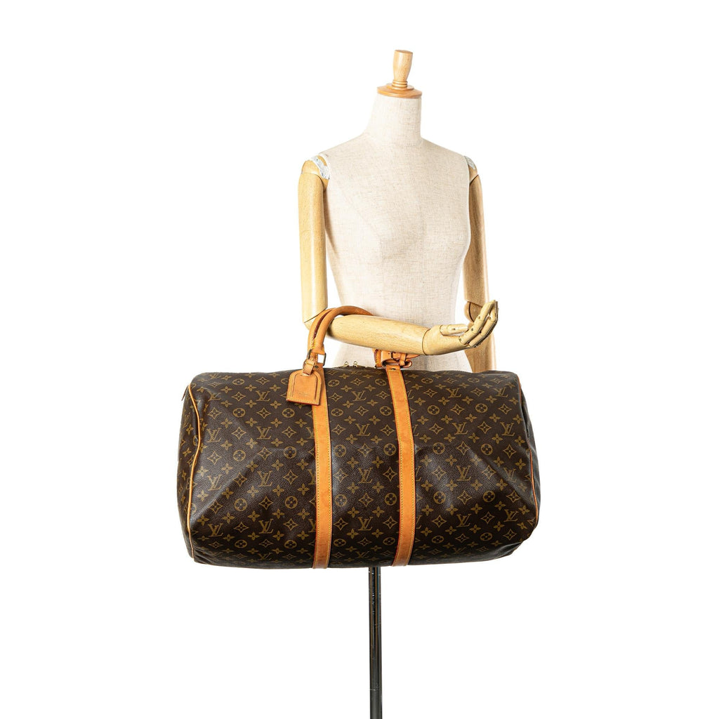 Louis Vuitton Monogram Keepall 55 (SHG-Iu6chZ)