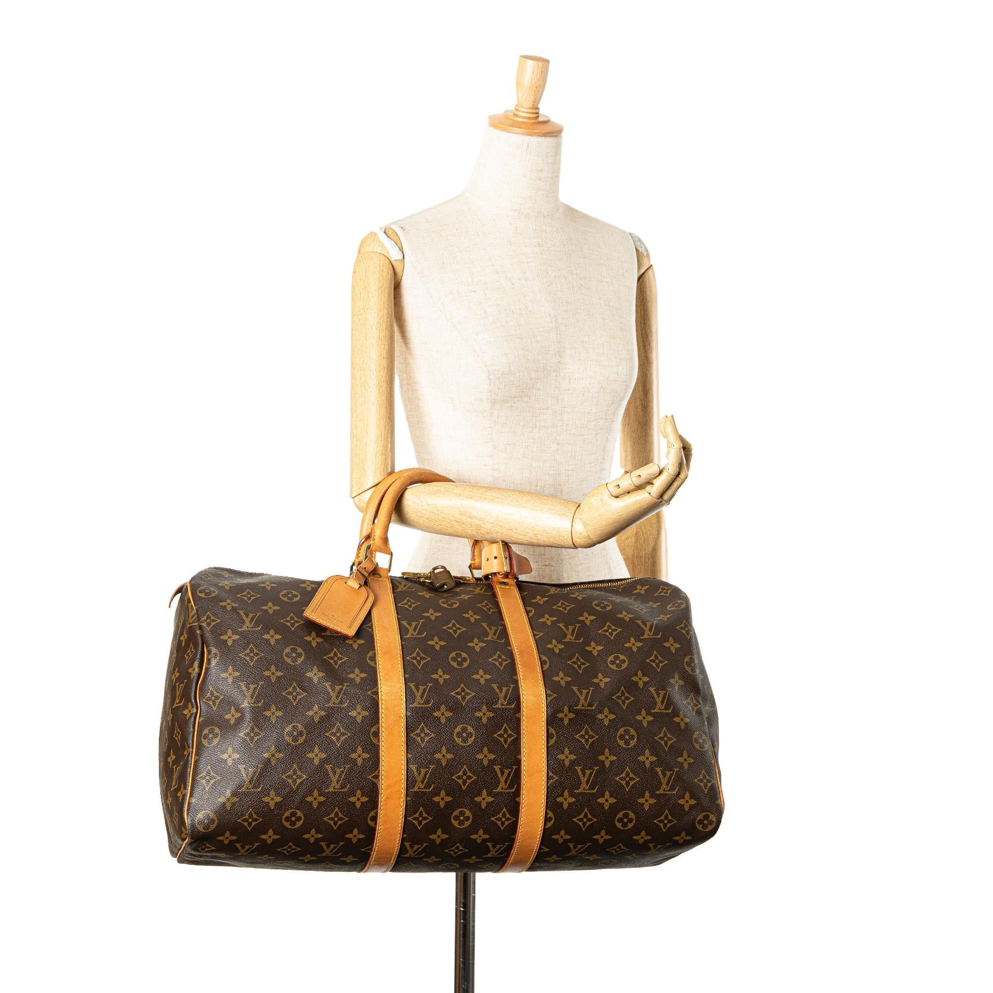 Louis Vuitton Monogram Keepall 55