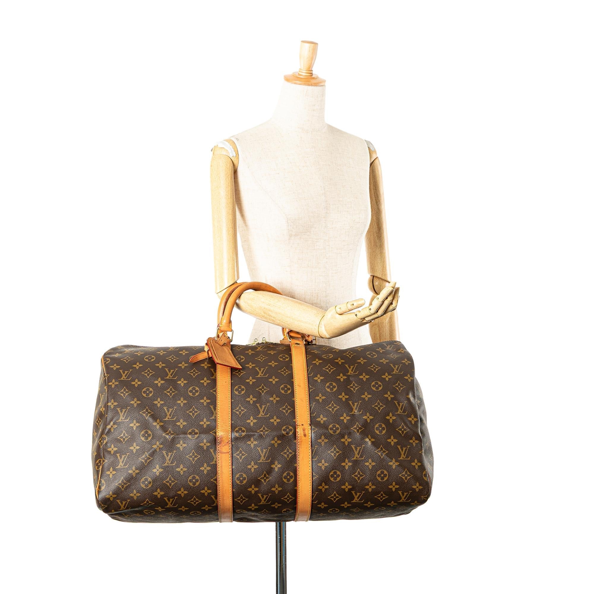 Louis Vuitton Monogram Keepall 55