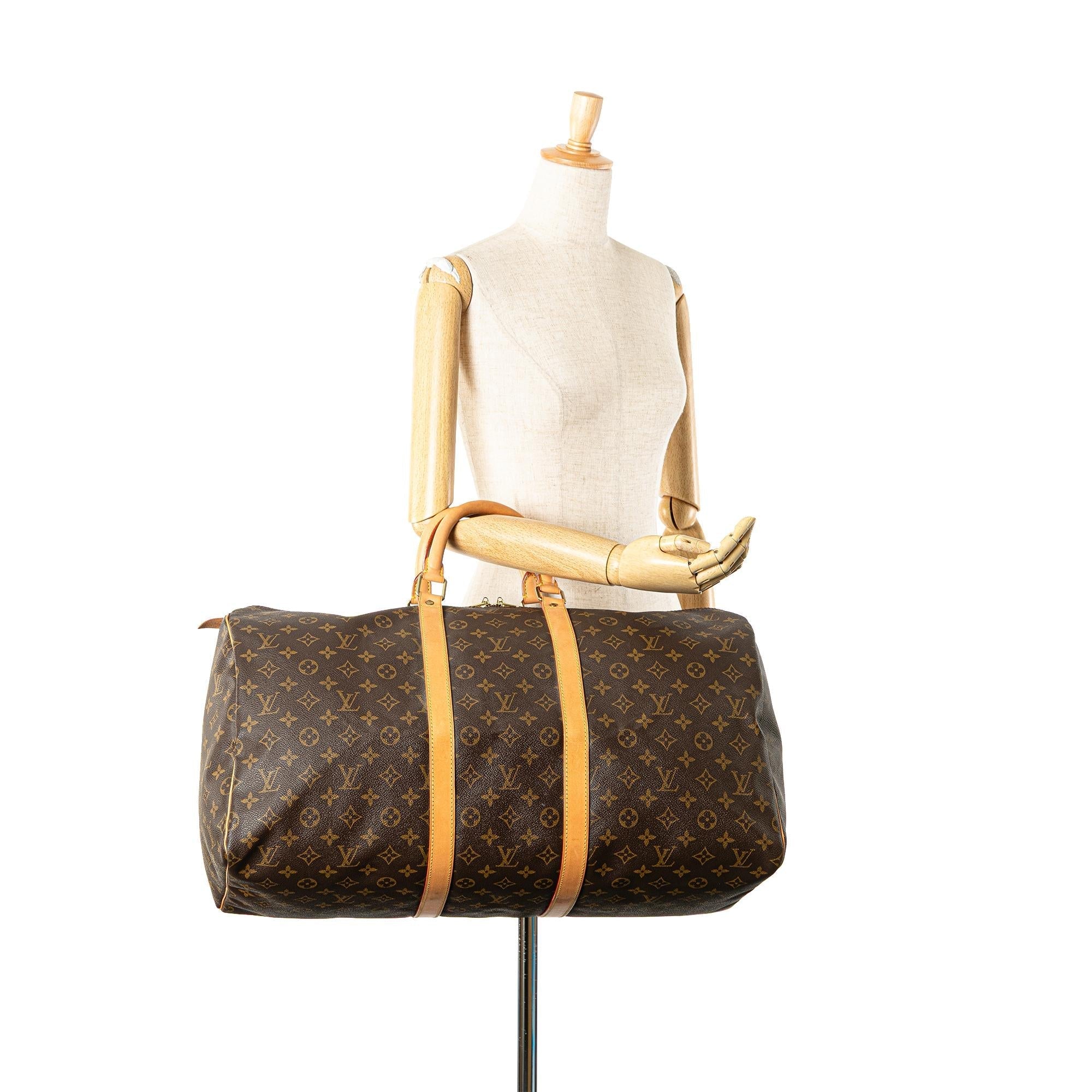 Louis Vuitton Monogram Keepall 55