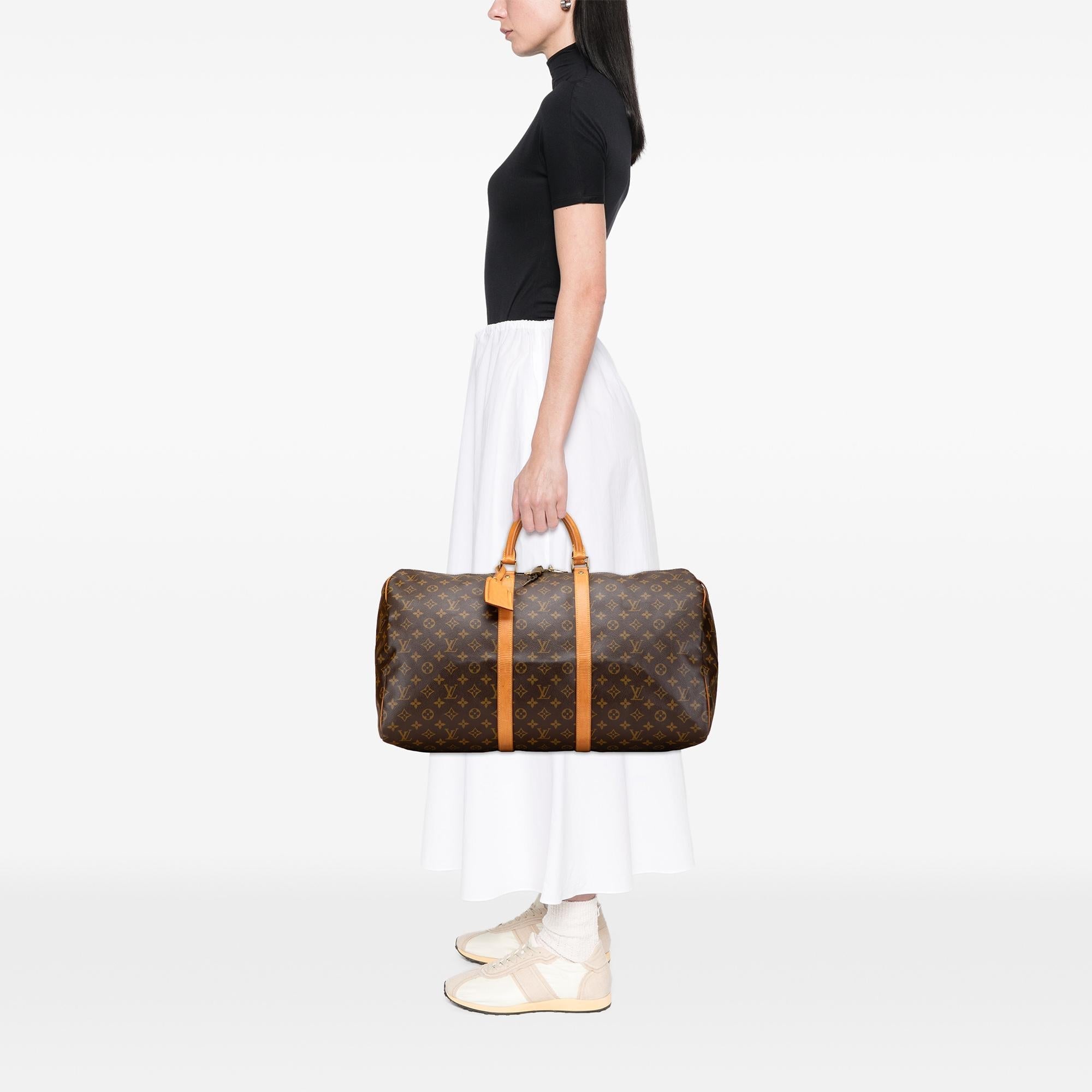 Louis Vuitton Monogram Keepall 55