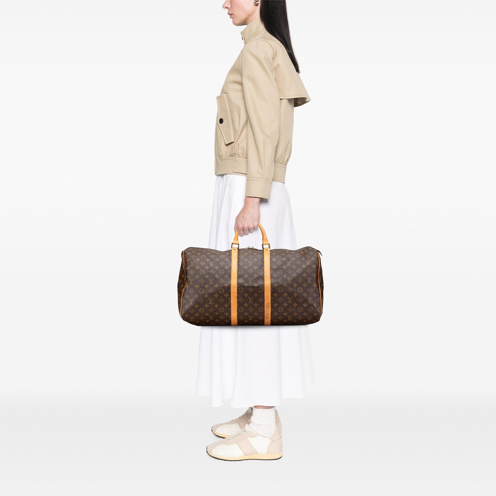 Louis Vuitton Monogram Keepall 55
