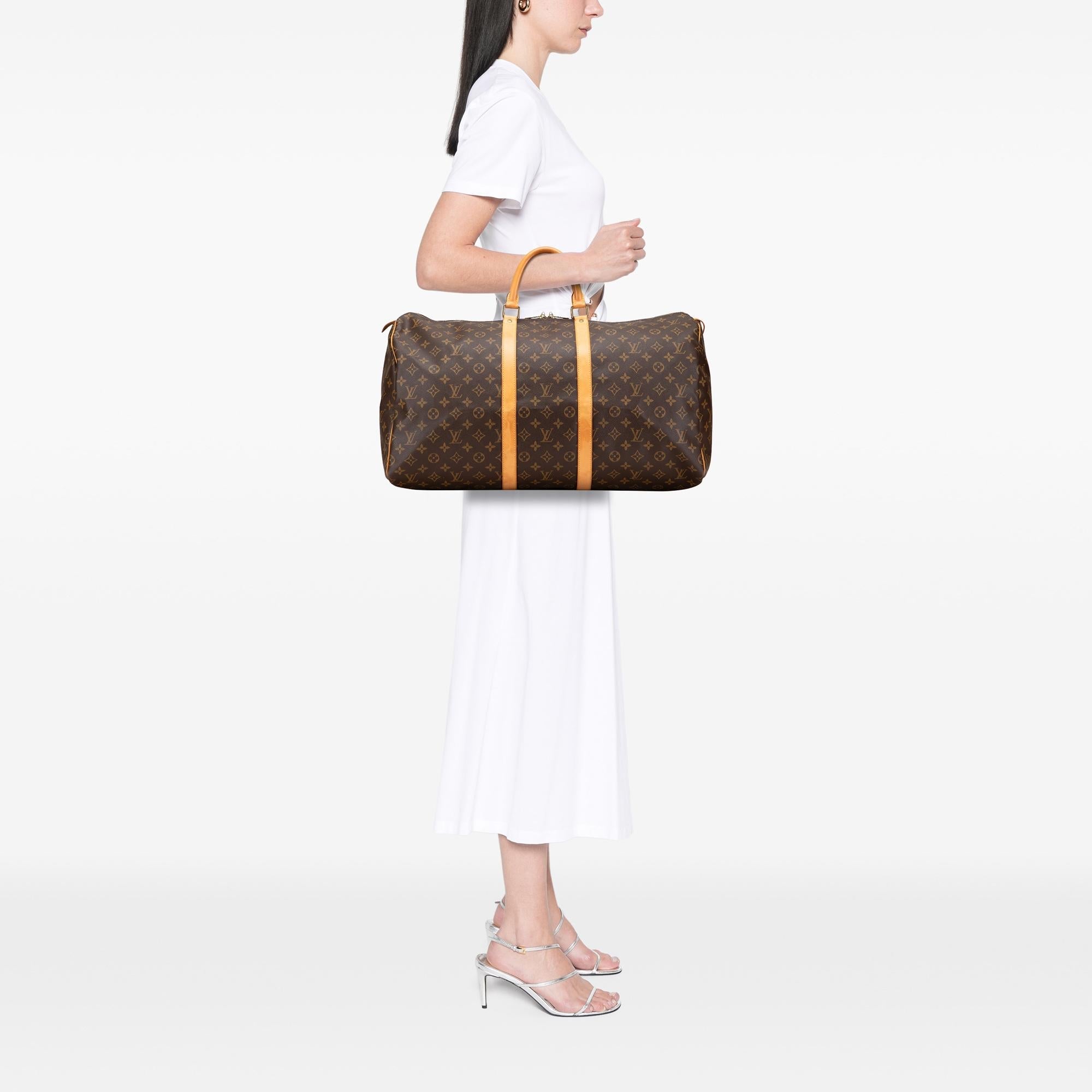 Louis Vuitton Monogram Keepall 55