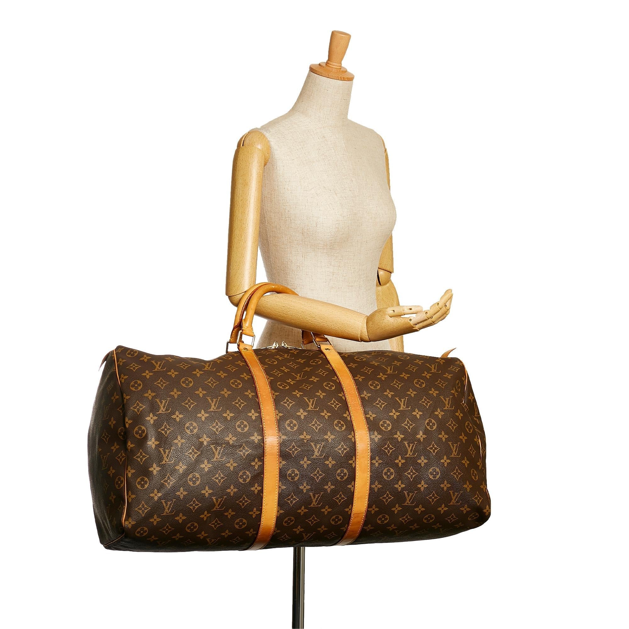 Louis Vuitton Monogram Keepall 60 (SHG-34869)