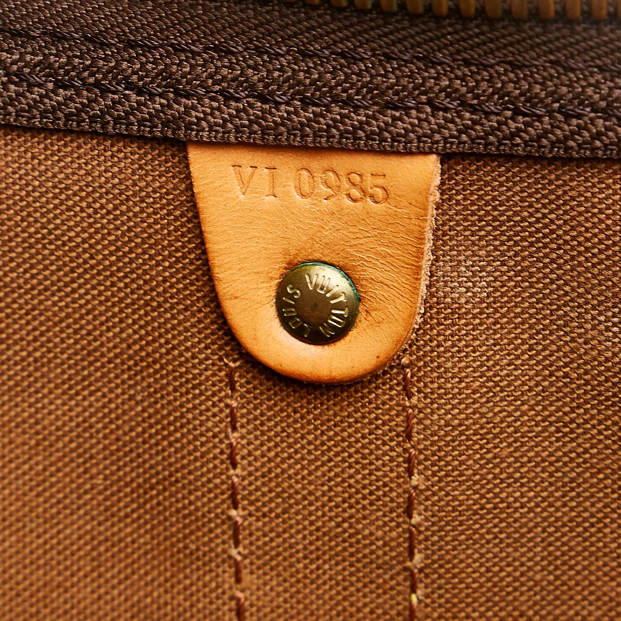 Louis Vuitton Monogram Keepall 60 (SHG-35572)