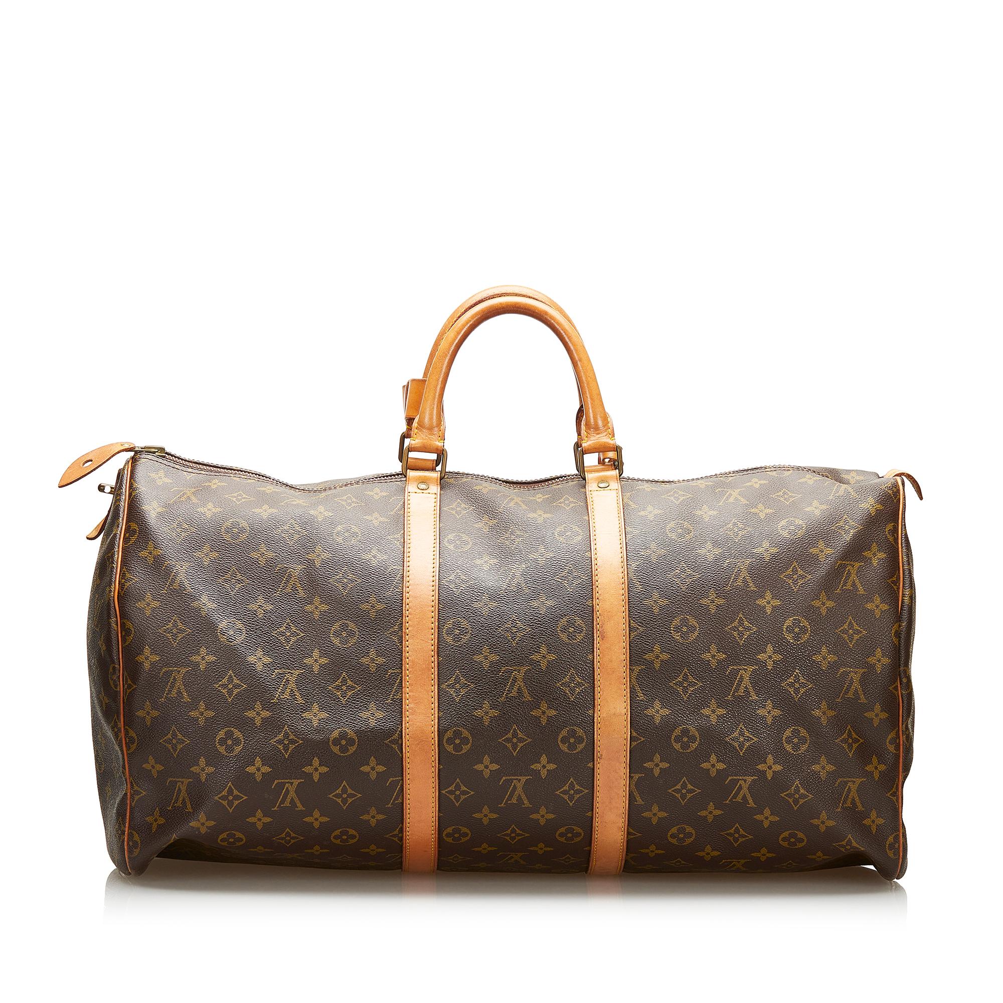 Louis Vuitton Monogram Keepall 60 (SHG-35580)