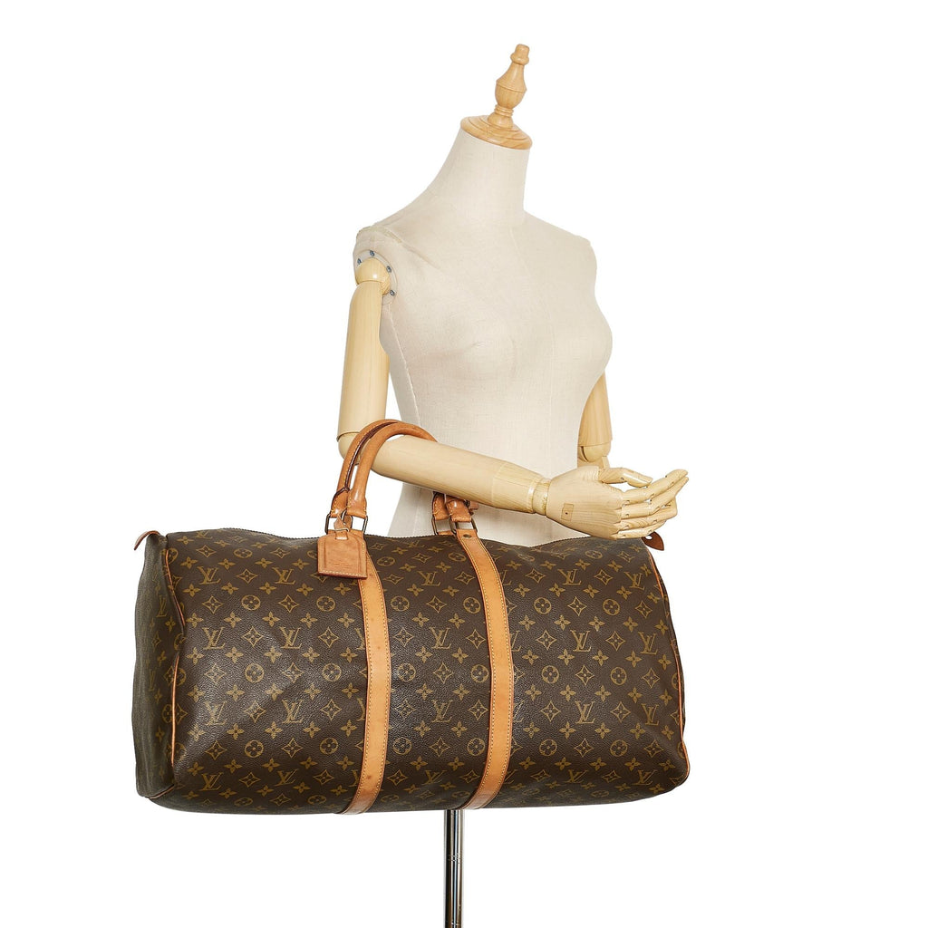 Louis Vuitton Monogram Keepall 60 (SHG-35580)