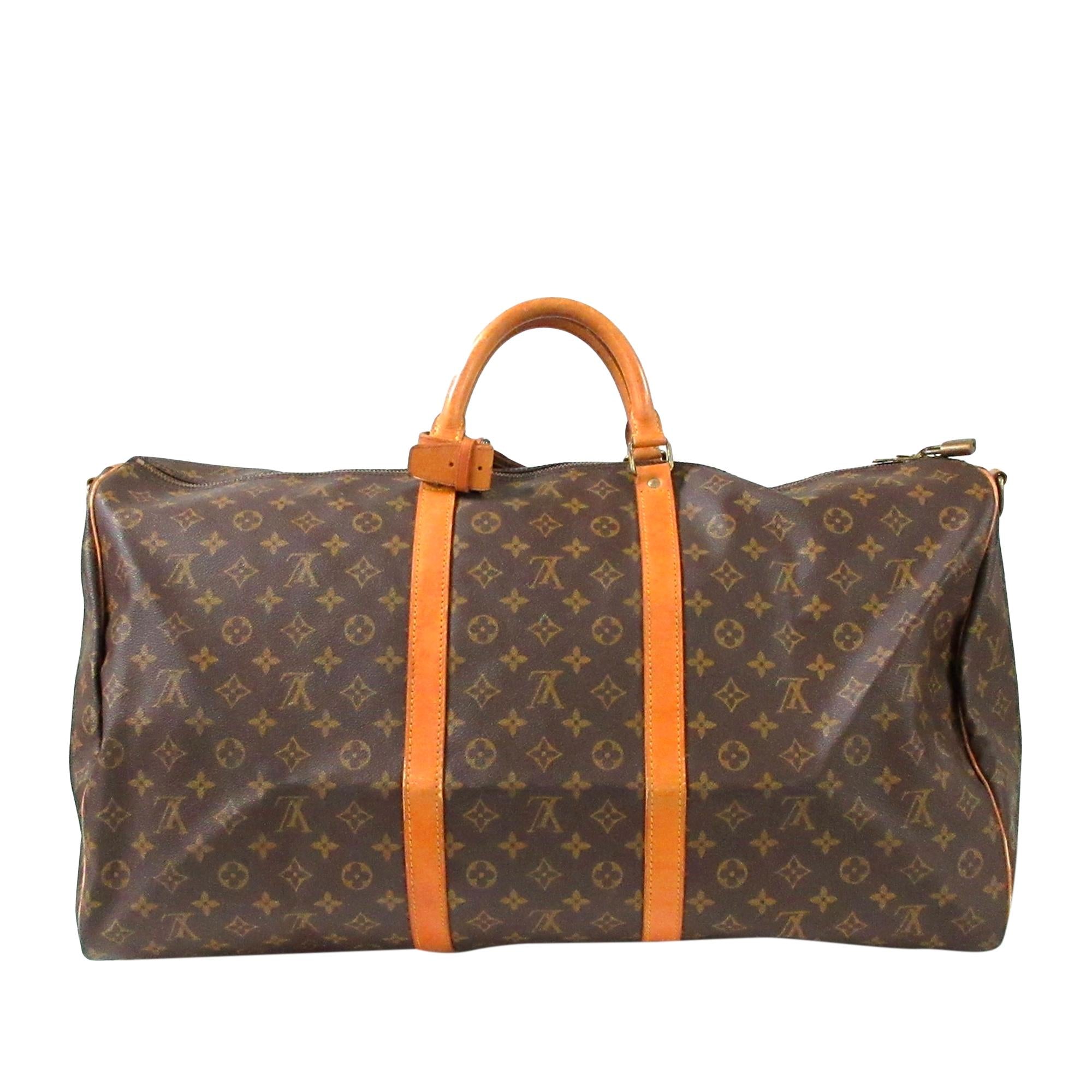 Louis Vuitton Monogram Keepall 60 (SHG-35762)