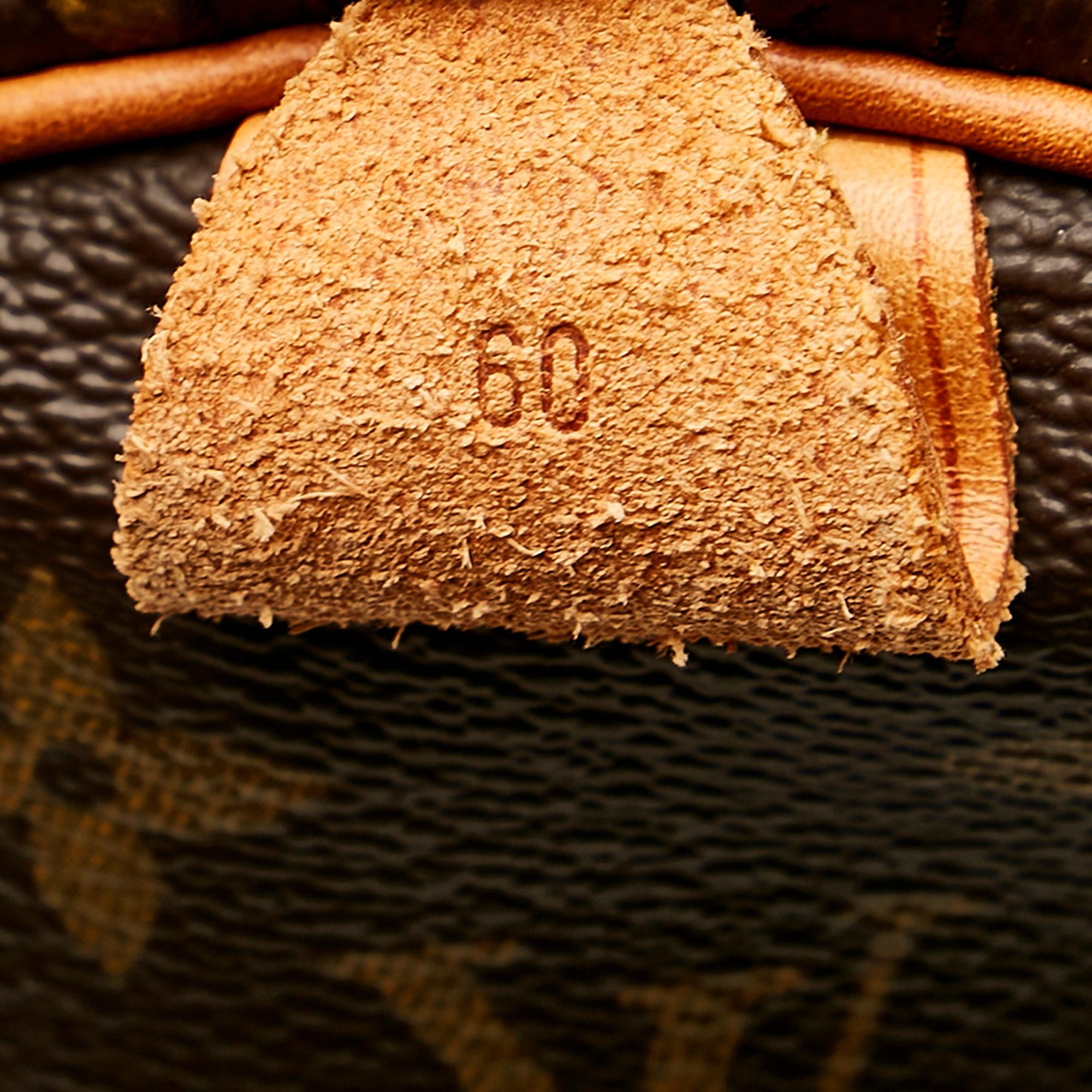 Louis Vuitton Monogram Keepall 60 (SHG-35909)