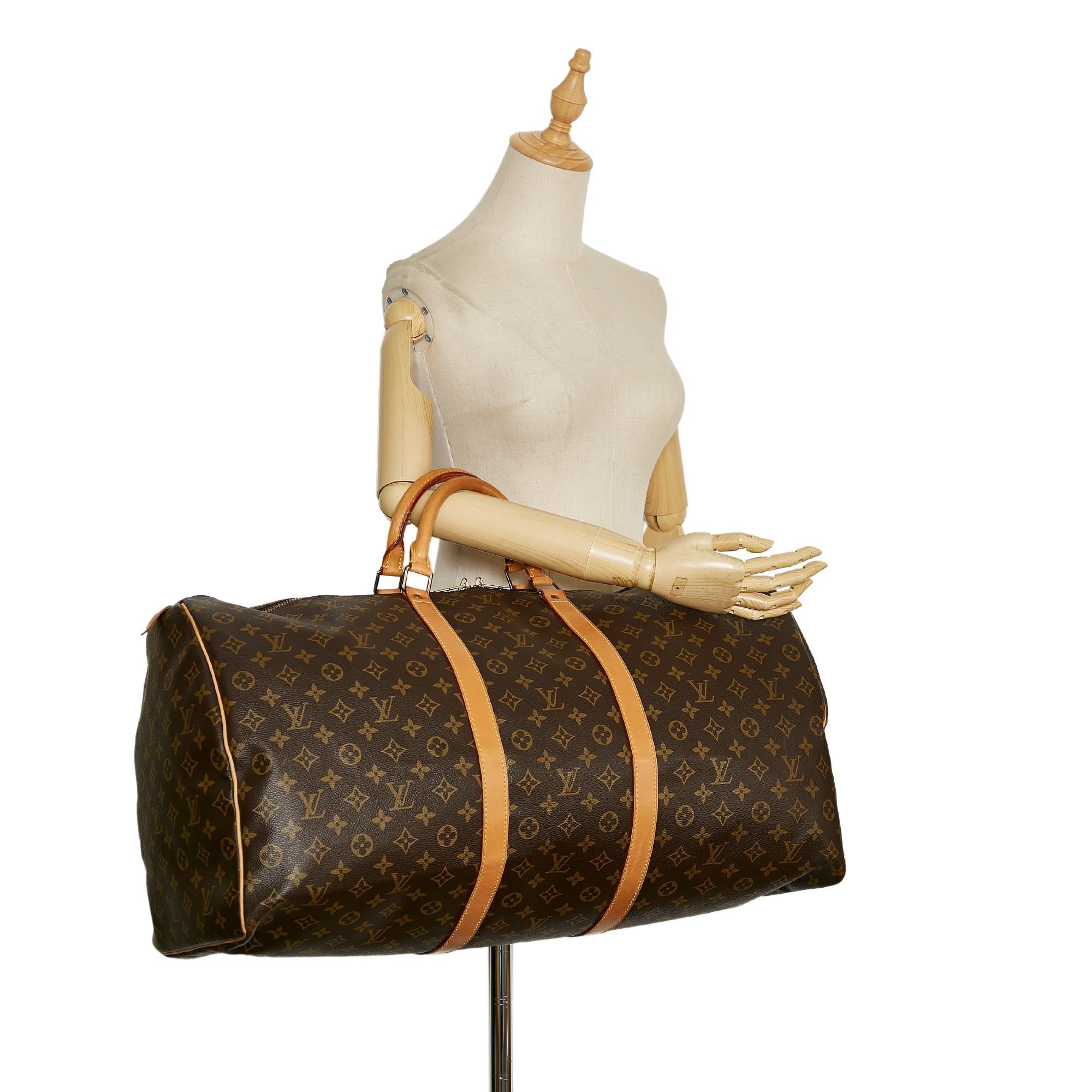 Louis Vuitton Monogram Keepall 60 (SHG-36948)