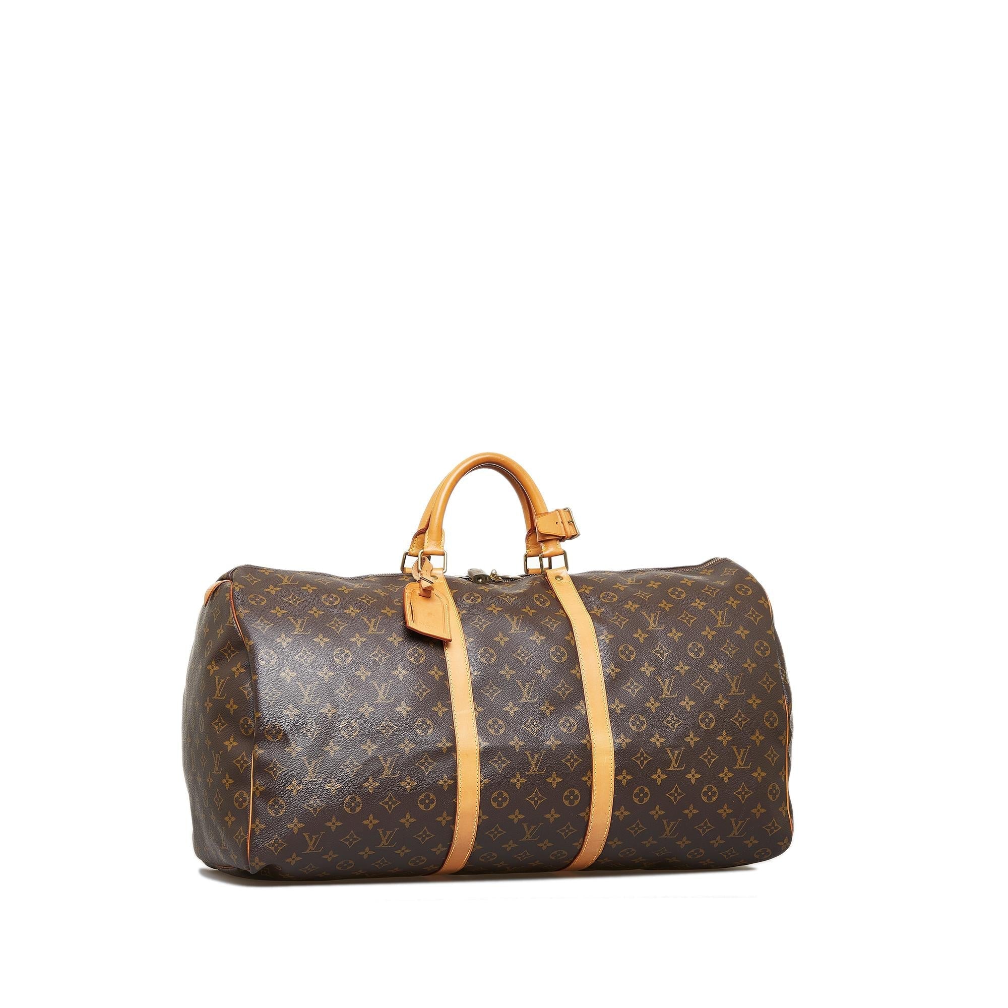 Louis Vuitton Monogram Keepall 60 (SHG-pmuCxY)