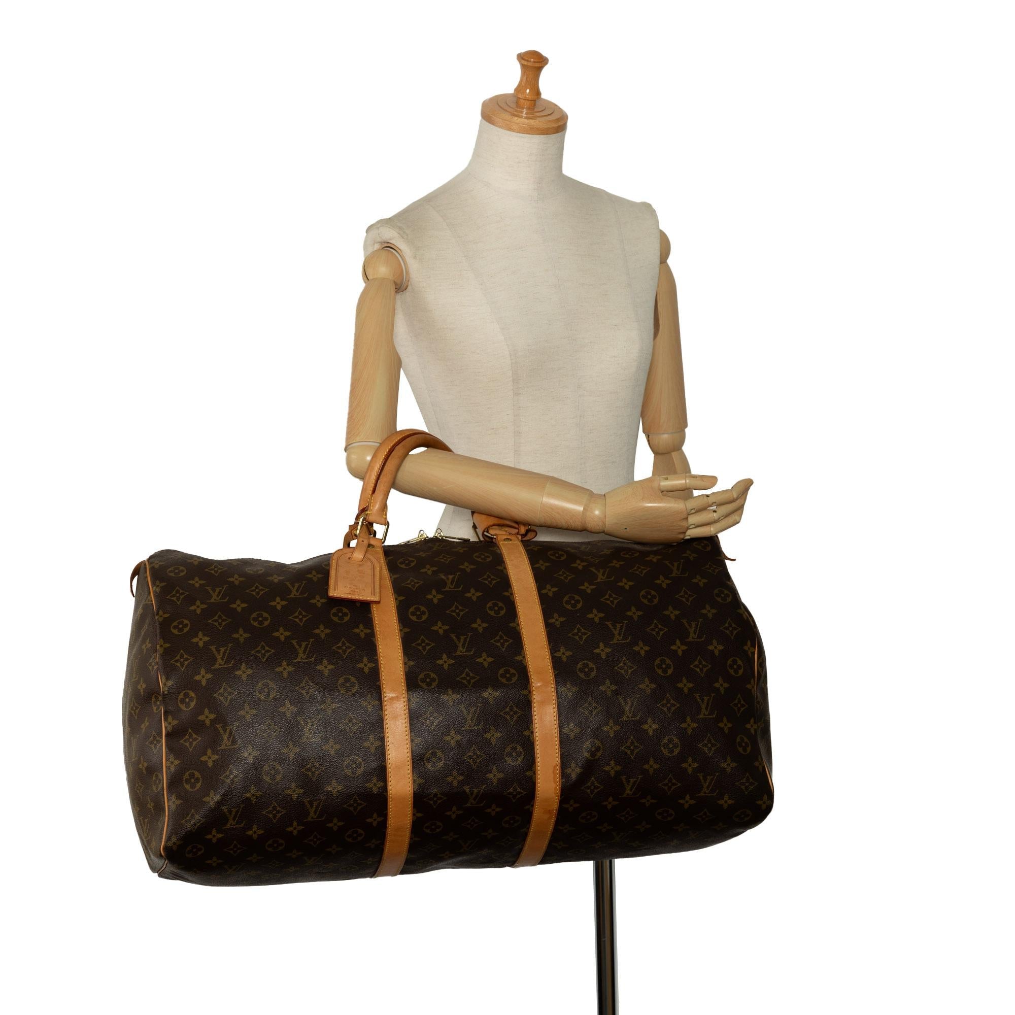 Louis Vuitton Monogram Keepall 60 (SHG-fU2KbX)