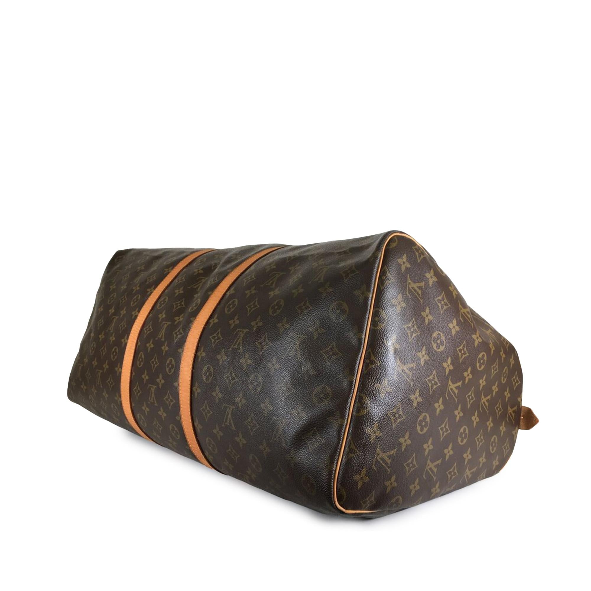 Louis Vuitton Monogram Keepall 60 (SHG-FooG6a)