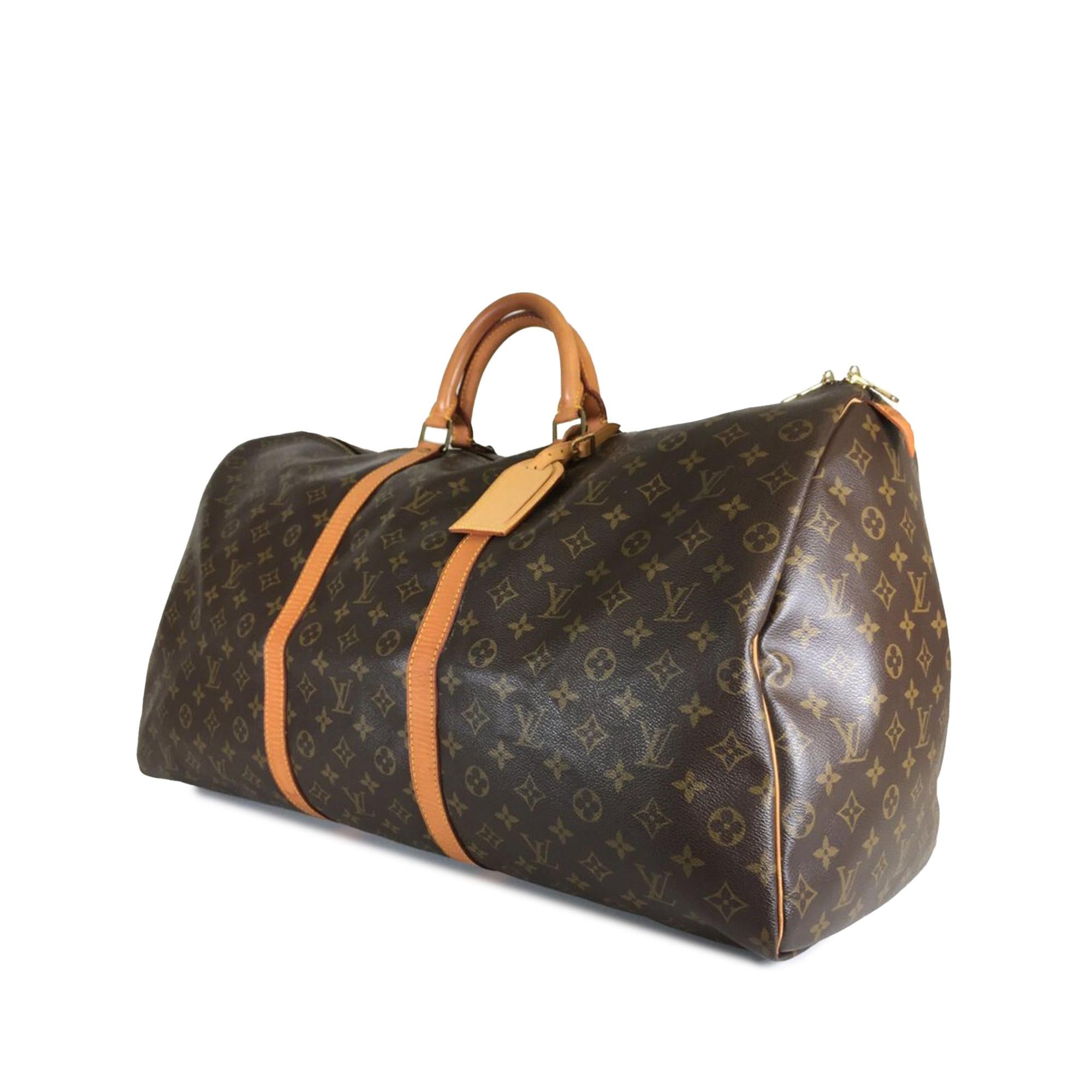 Louis Vuitton Monogram Keepall 60 (SHG-FooG6a)