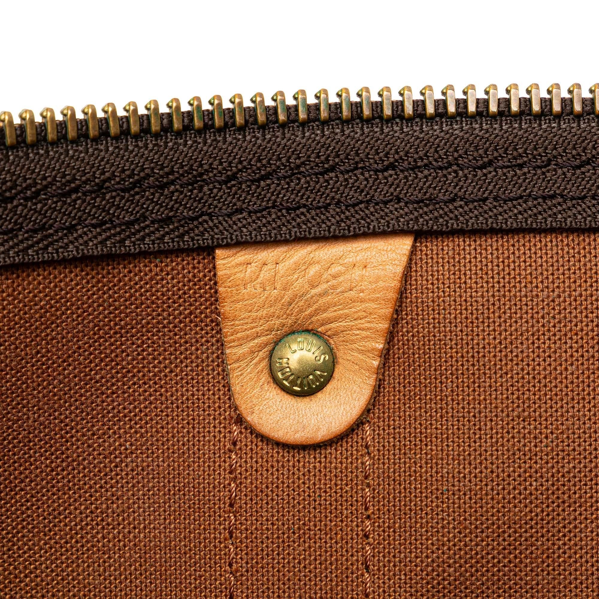 Louis Vuitton Monogram Keepall 60 (SHG-FhL45N)