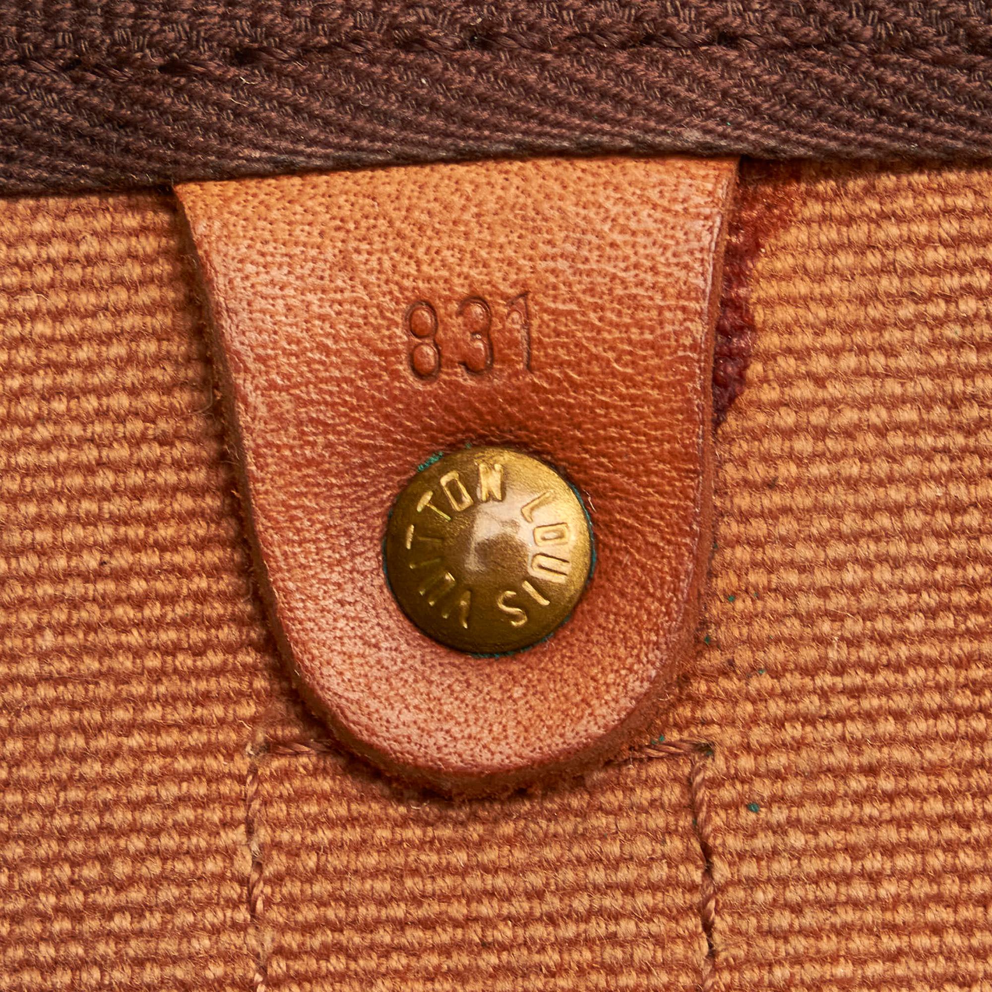 Louis Vuitton Monogram Keepall Bandouliere 45 (SHG-28919)