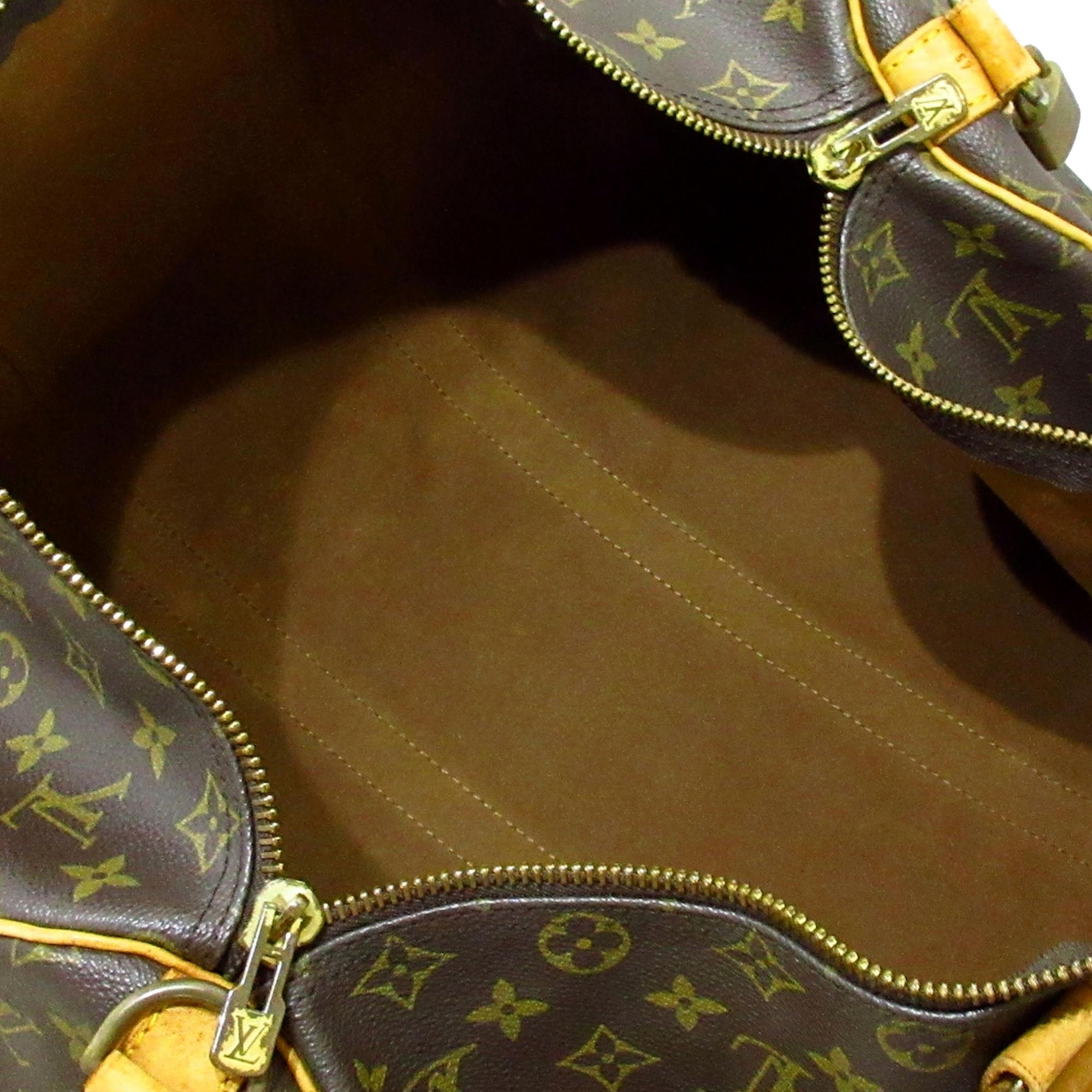 Louis Vuitton Monogram Keepall Bandouliere 45 (SHG-35665)