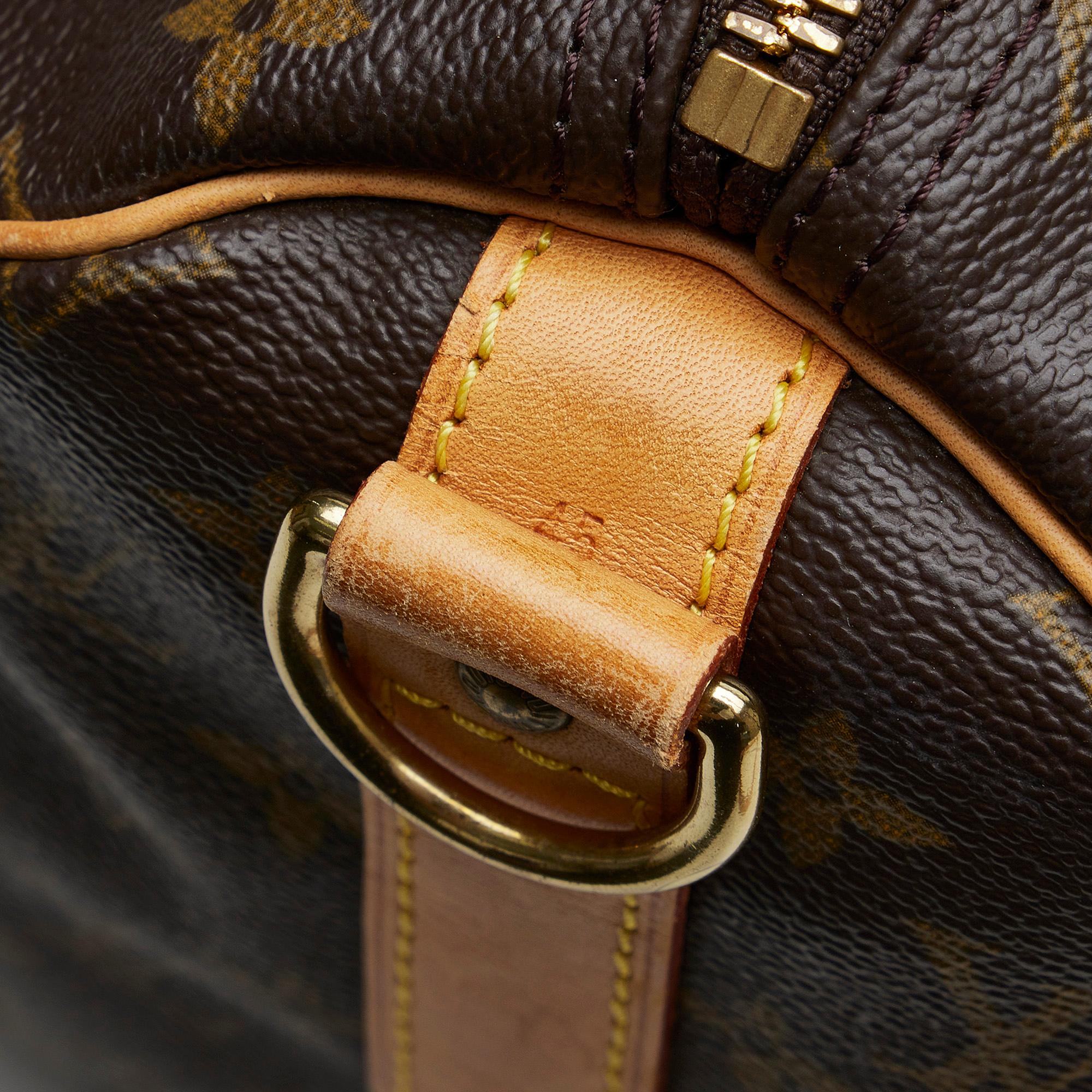Louis Vuitton Monogram Keepall Bandouliere 45 (SHG-g85fus)
