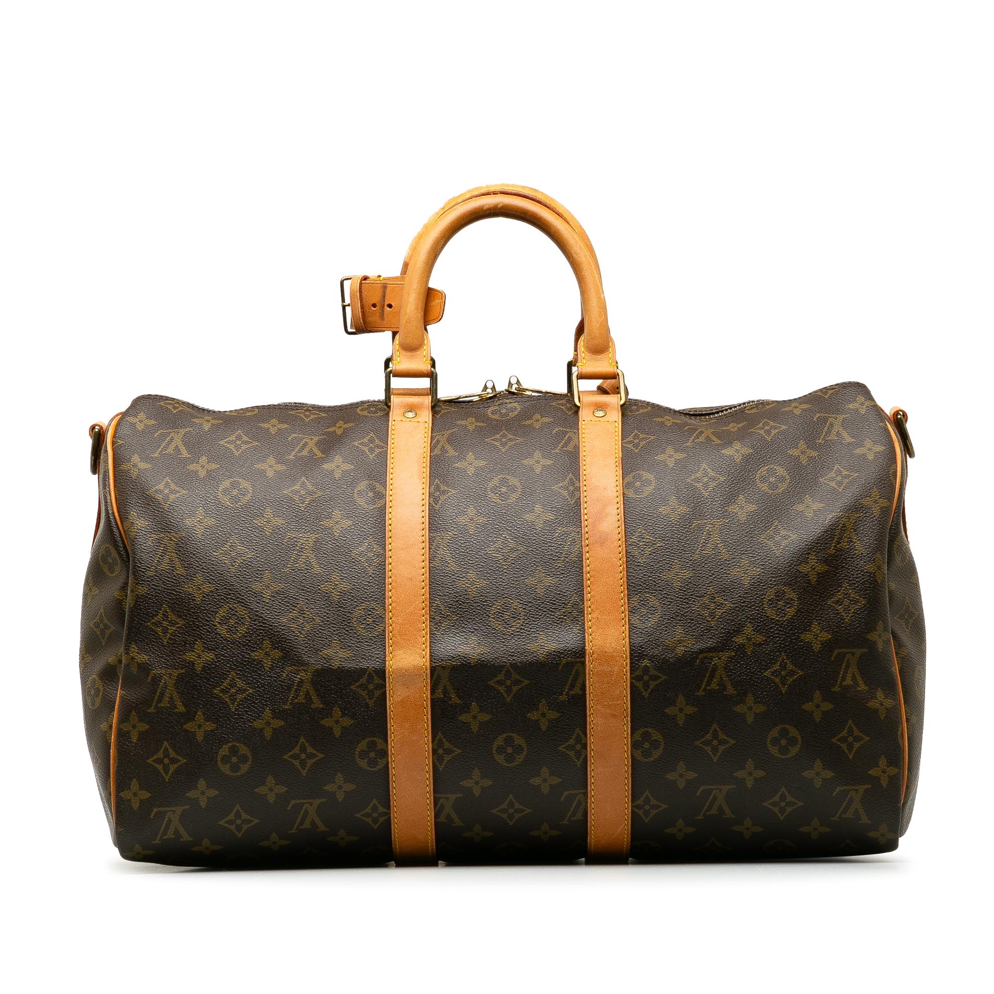 Louis Vuitton Monogram Keepall Bandouliere 45 (SHG-MynebU)
