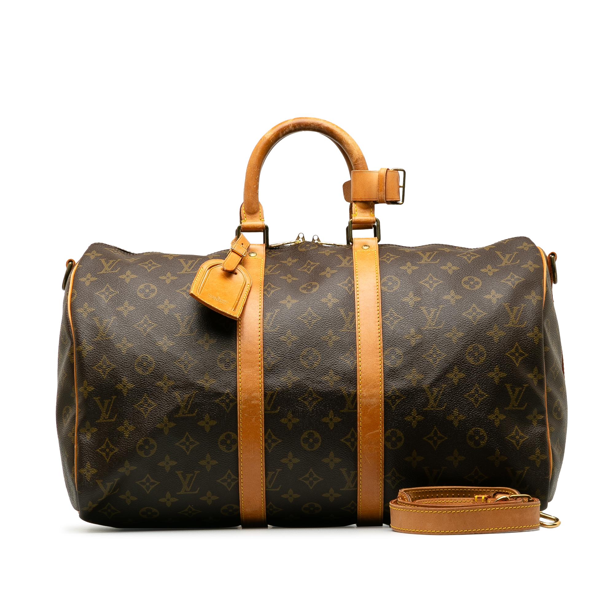 Louis Vuitton Monogram Keepall Bandouliere 45 (SHG-MynebU)