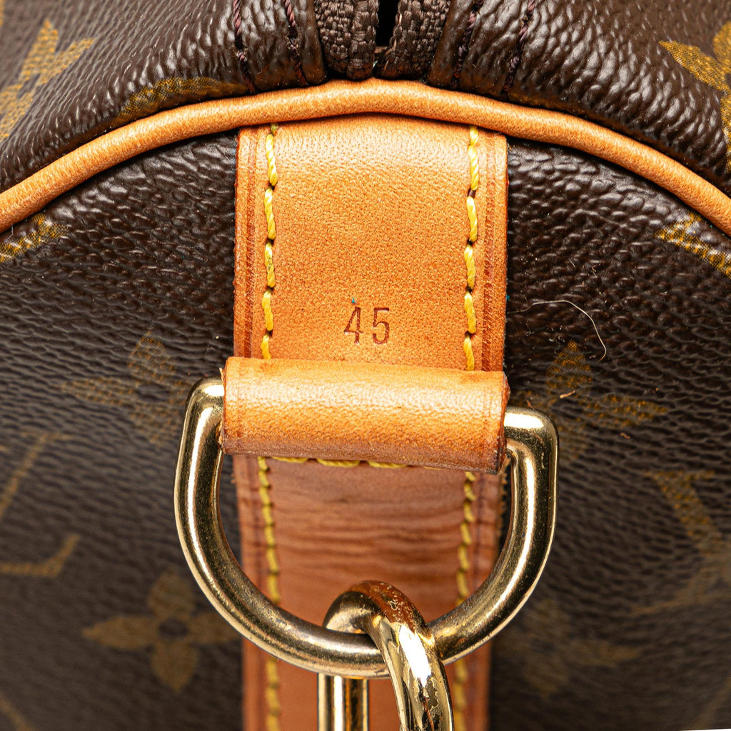 Louis Vuitton Monogram Keepall Bandouliere 45 (SHG-zroCn2)