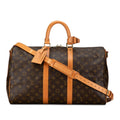 Louis Vuitton Monogram Keepall Bandouliere 45 (SHG-zroCn2)