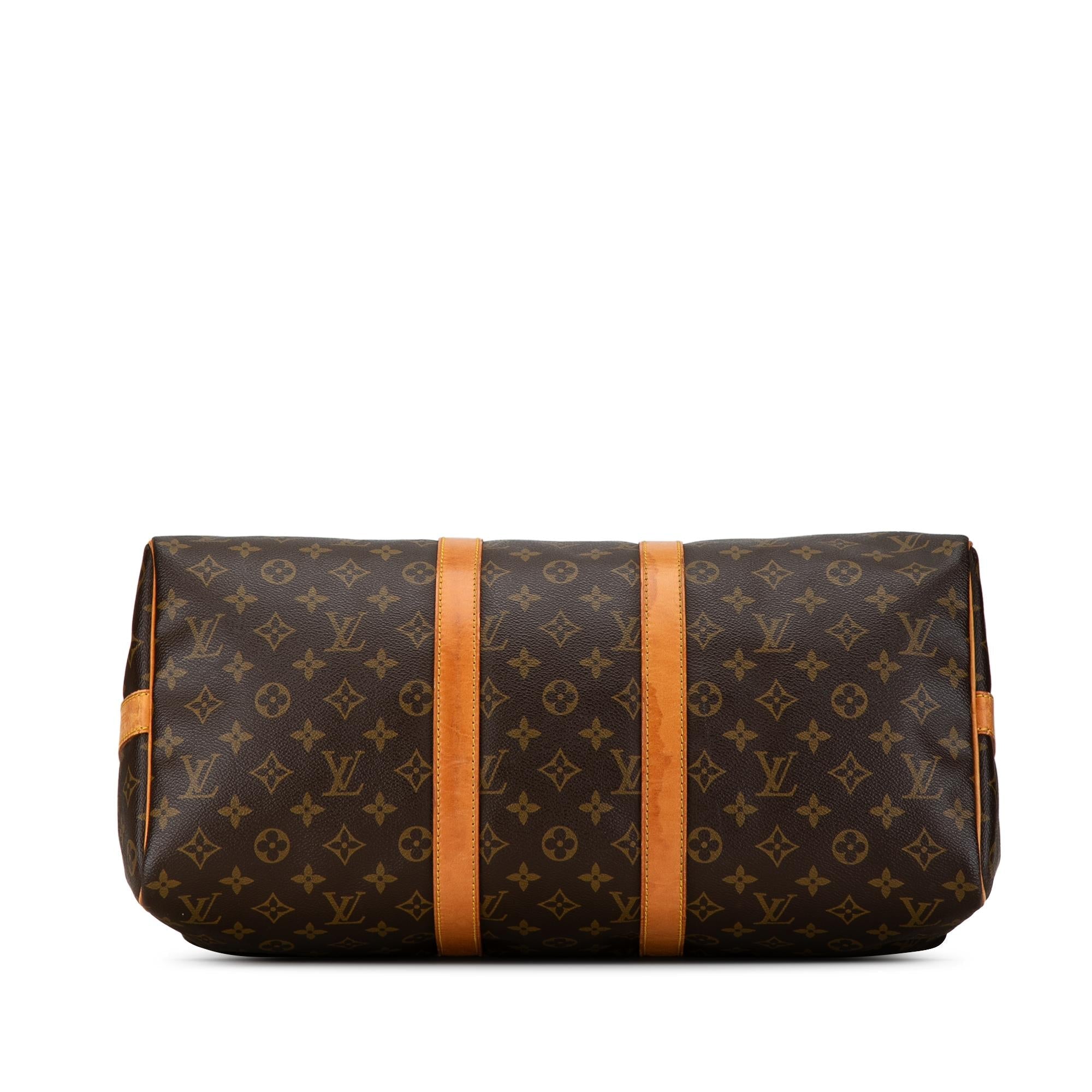 Louis Vuitton Monogram Keepall Bandouliere 45 (SHG-wLWjbb)