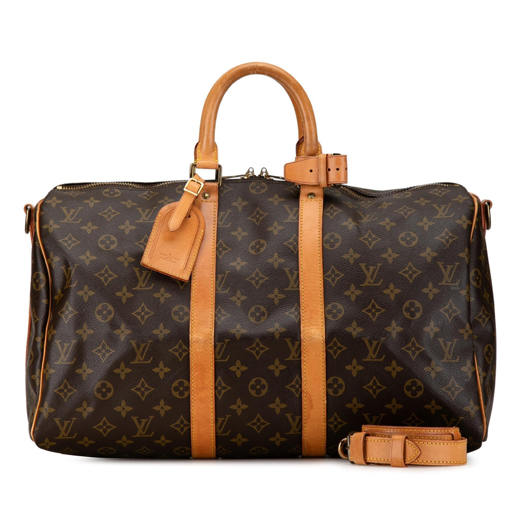 Louis Vuitton Monogram Keepall Bandouliere 45 (SHG-wLWjbb)