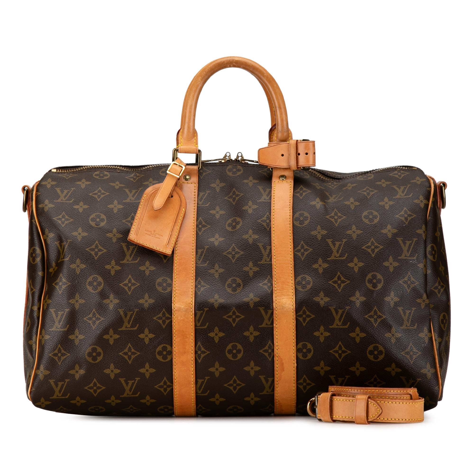 Louis Vuitton Monogram Keepall Bandouliere 45 (SHG-wLWjbb)