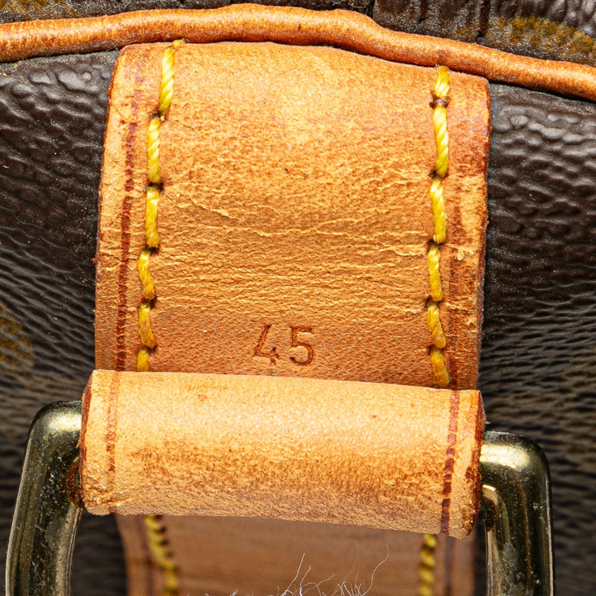 Louis Vuitton Monogram Keepall Bandouliere 45 (SHG-Y147Sl)