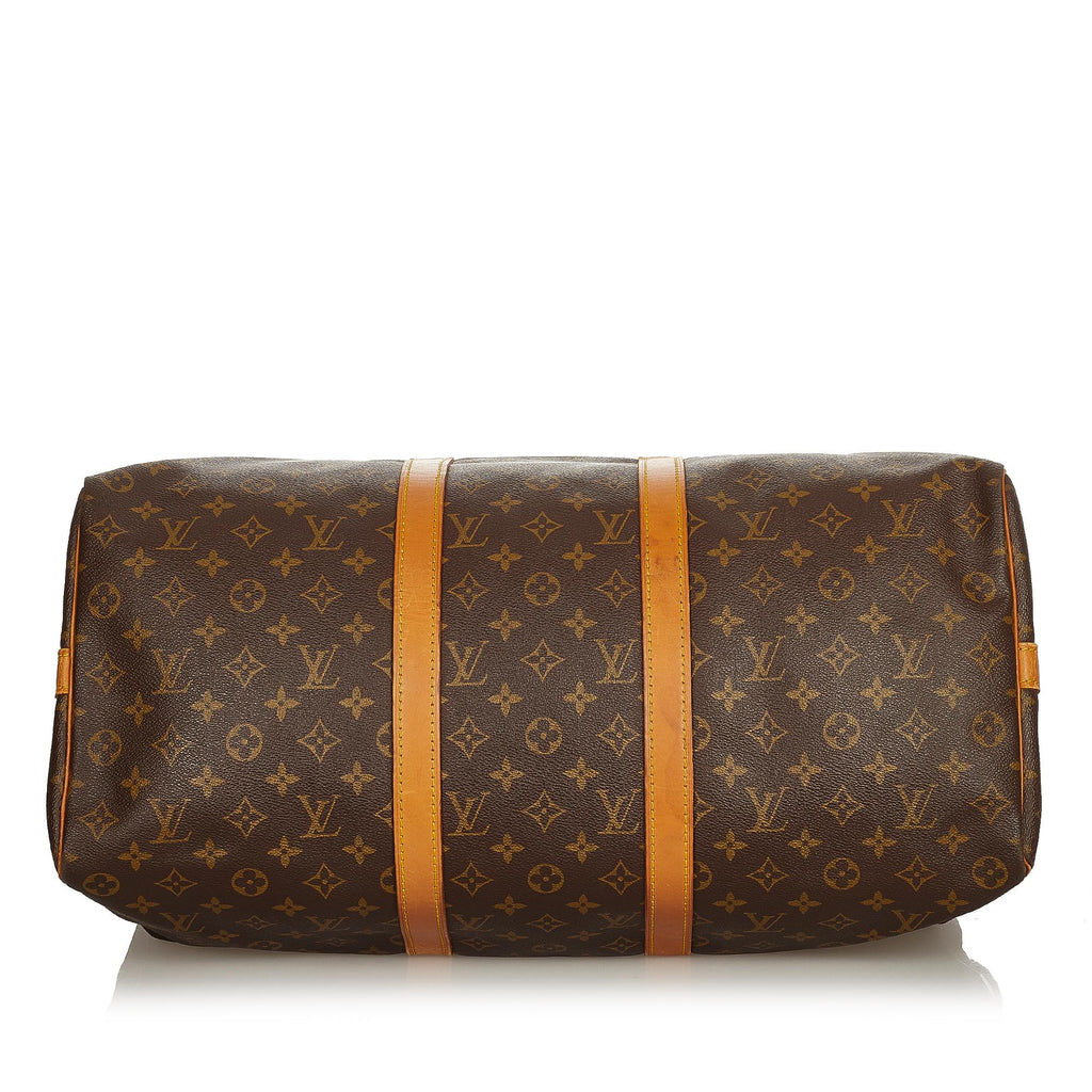 Louis Vuitton Monogram Keepall Bandouliere 50 (SHG-25536)