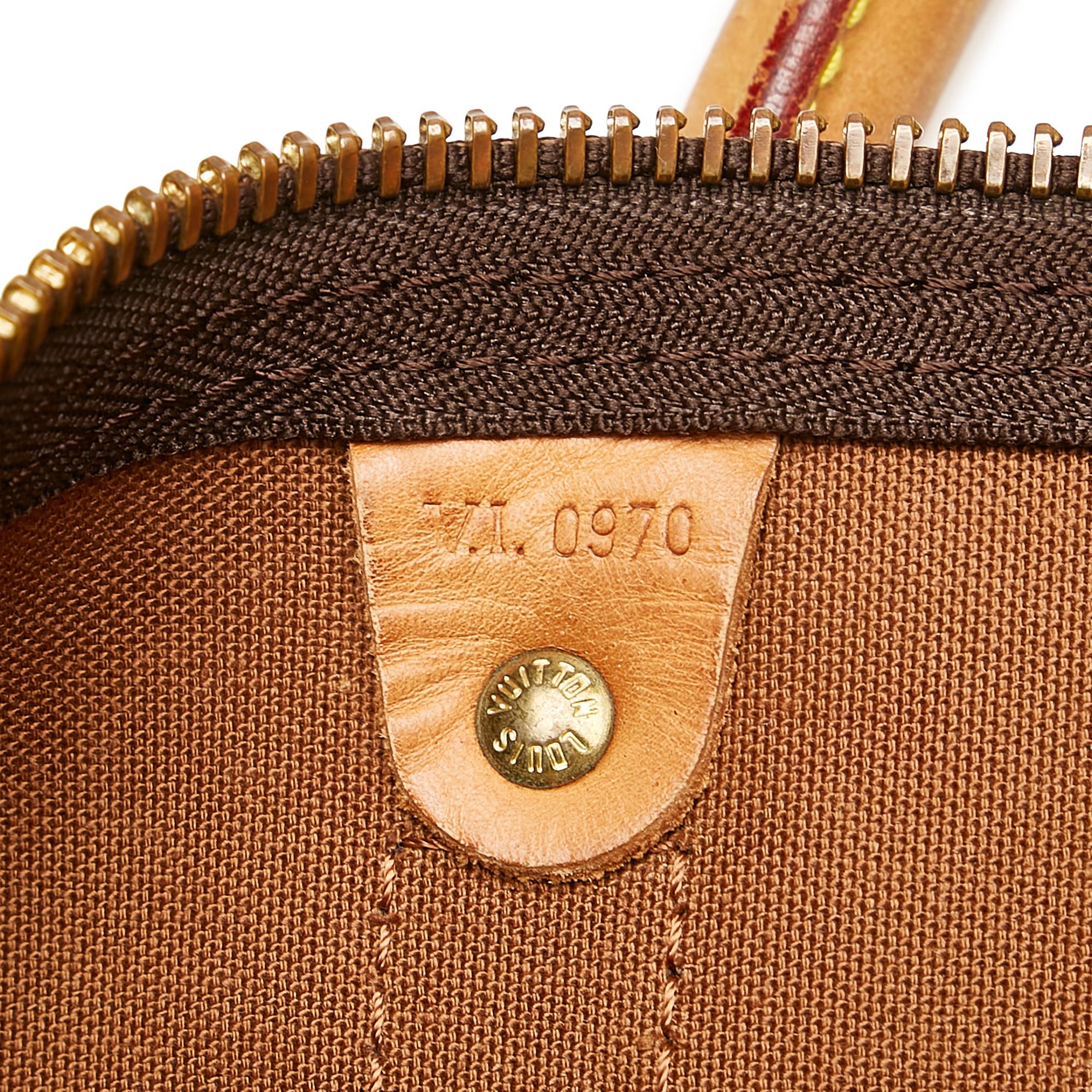 Louis Vuitton Monogram Keepall Bandouliere 50 (SHG-28424)