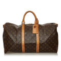 Louis Vuitton Monogram Keepall Bandouliere 50 (SHG-28424)