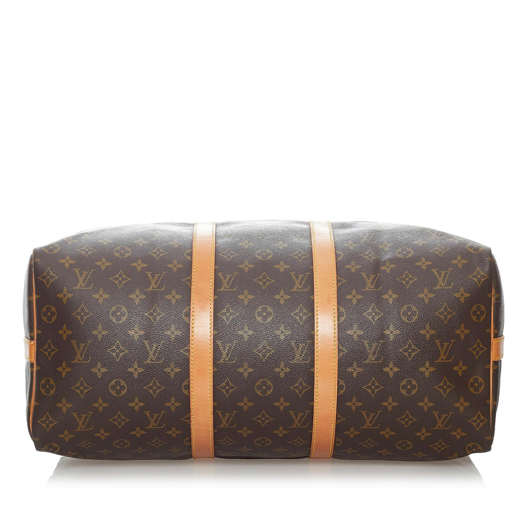 Louis Vuitton Monogram Keepall Bandouliere 50 (SHG-30451)